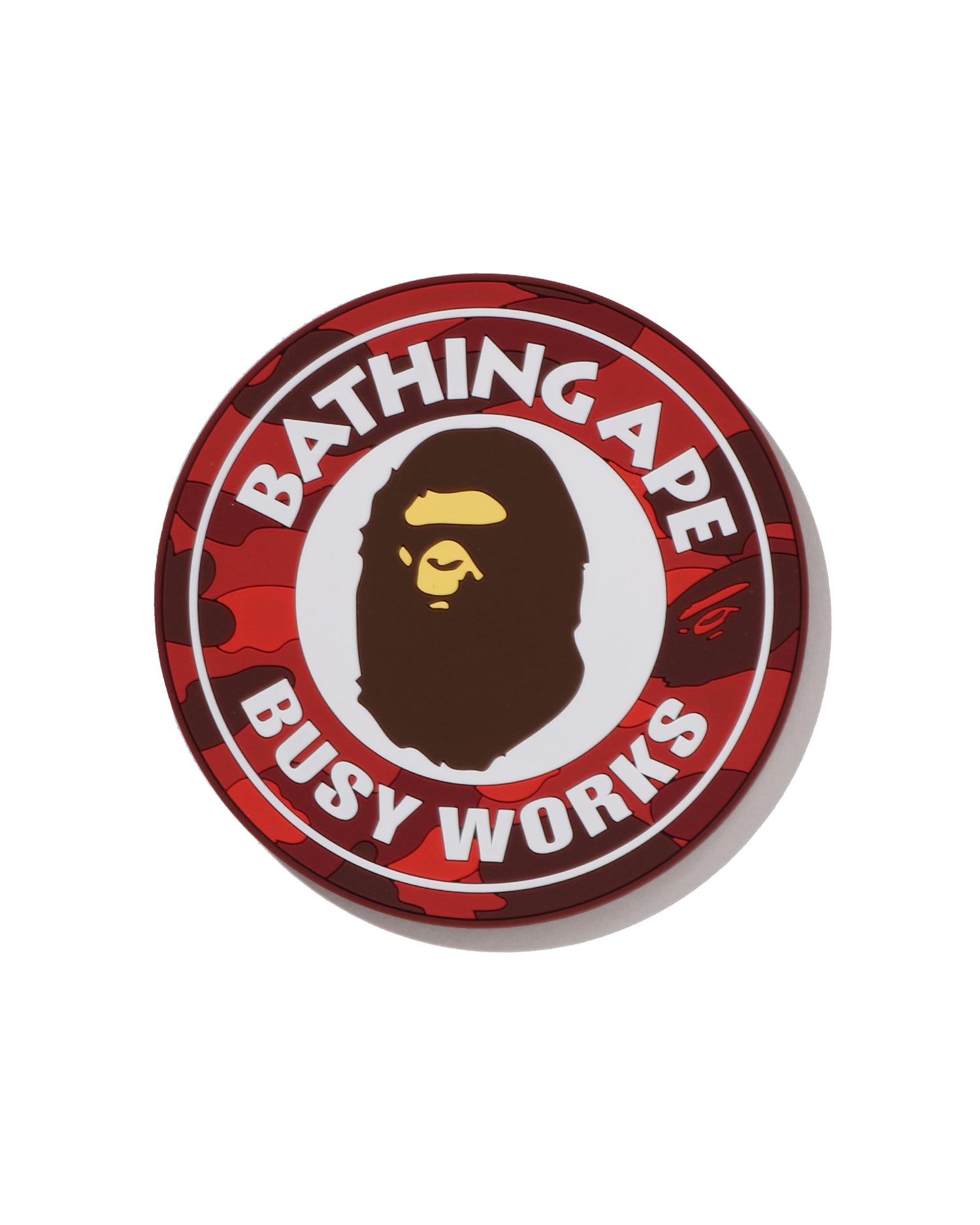 A BATHING APE® Color Camo Busy Works Rubber Coaster | Bape