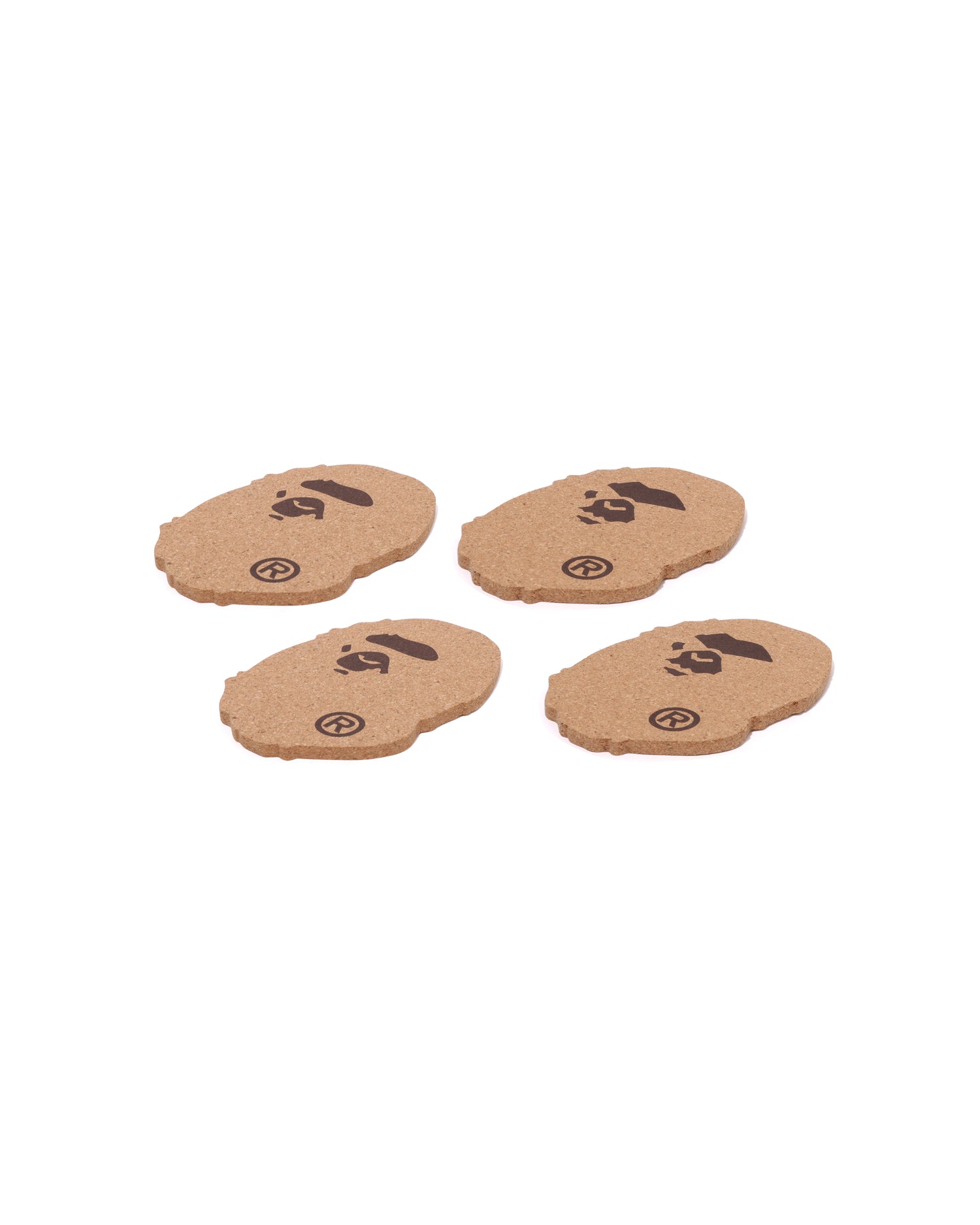 A BATHING APE® Ape Head Cork Coaster | Bape official website