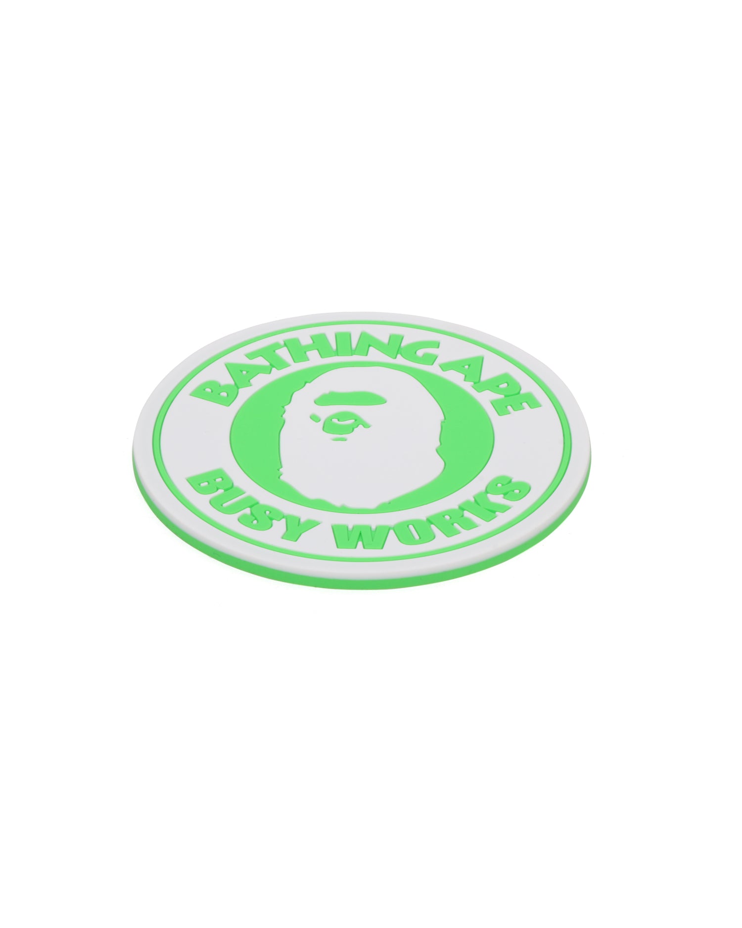 A BATHING APE® Busy Works Neon Color Rubber Coaster | Bape