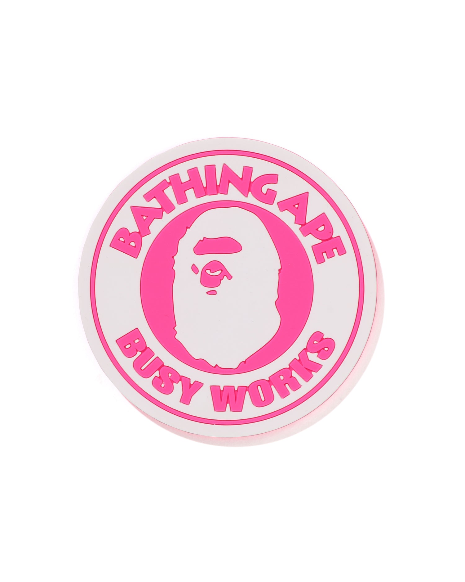A BATHING APE® Busy Works Neon Color Rubber Coaster | Bape