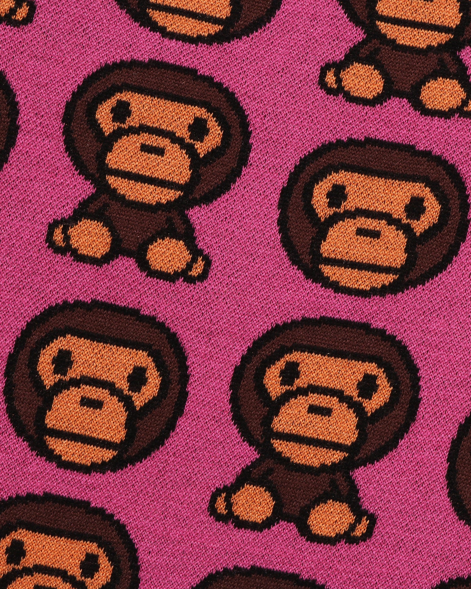A BATHING APE® Kids Baby Milo Pattern Knit Sweater | Bape official