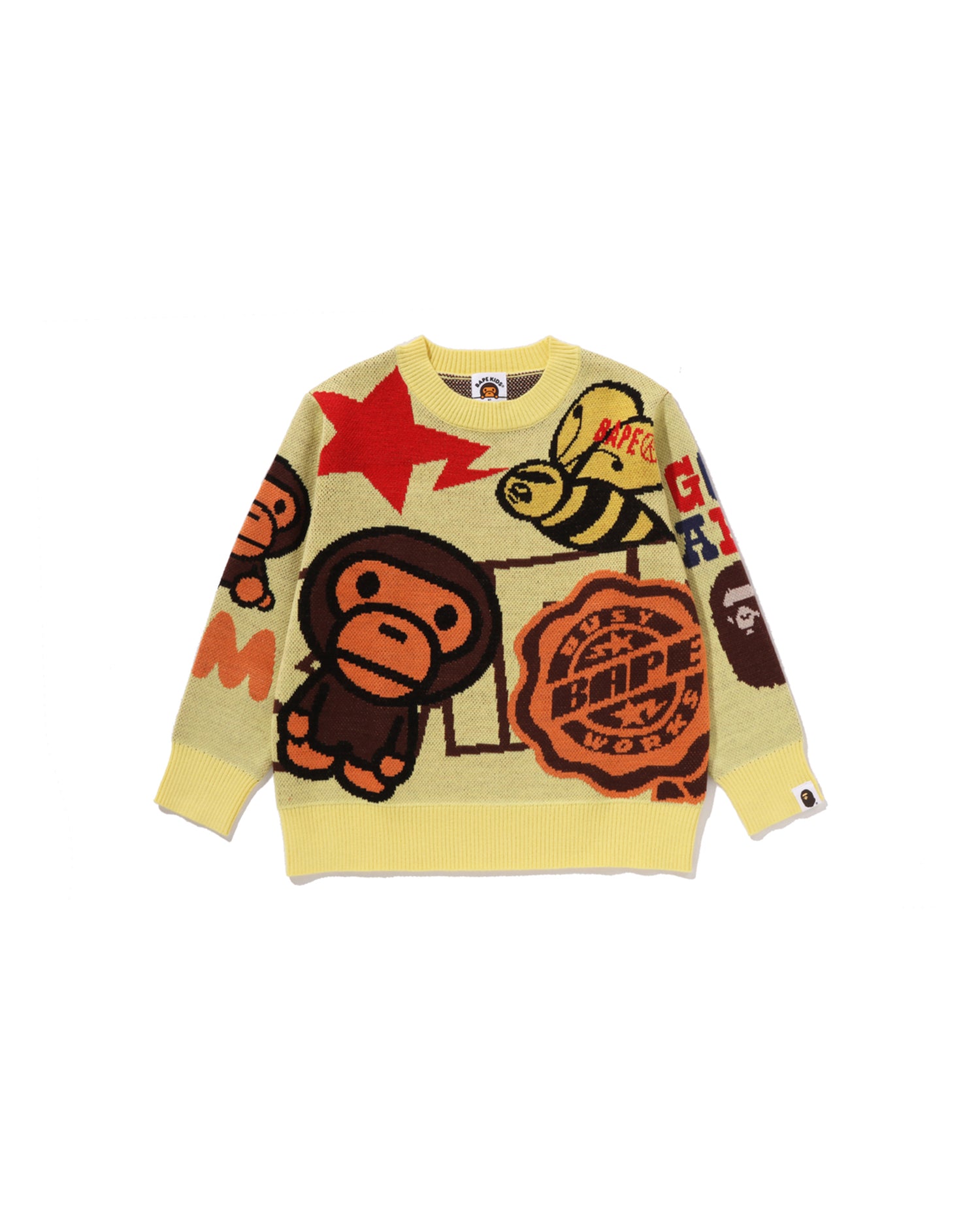 A BATHING APE® Kids BAPE Milo Assorted Knit Sweater | Bape