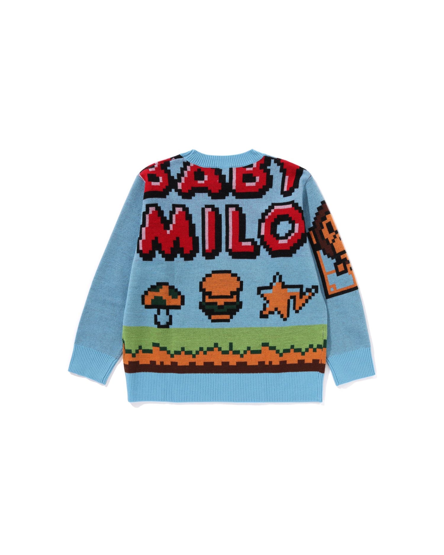 A BATHING APE® Kids Milo Game Motif Wool Mix Sweater | Bape