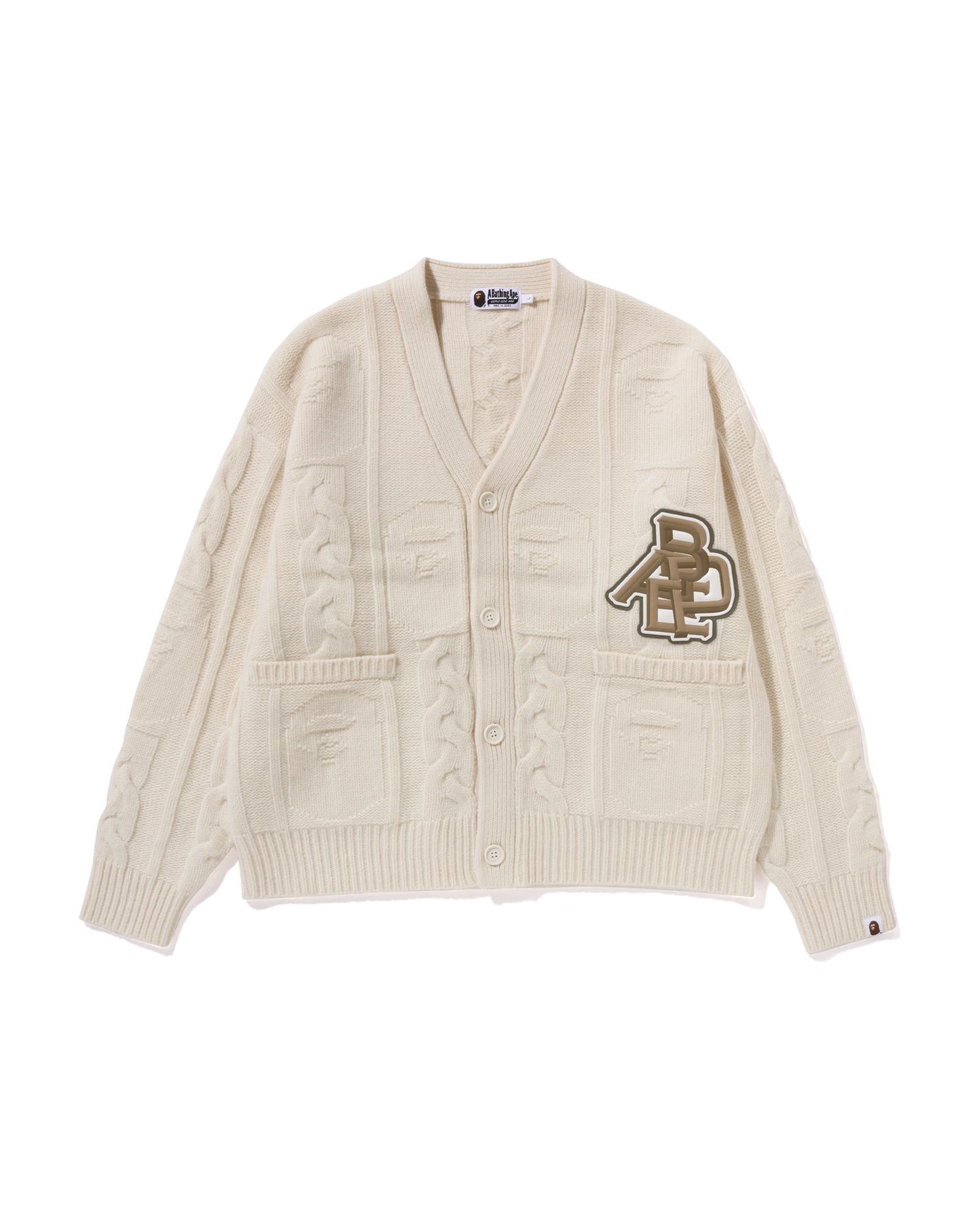 A BATHING APE® Cable Knit Cardigan | Bape official website