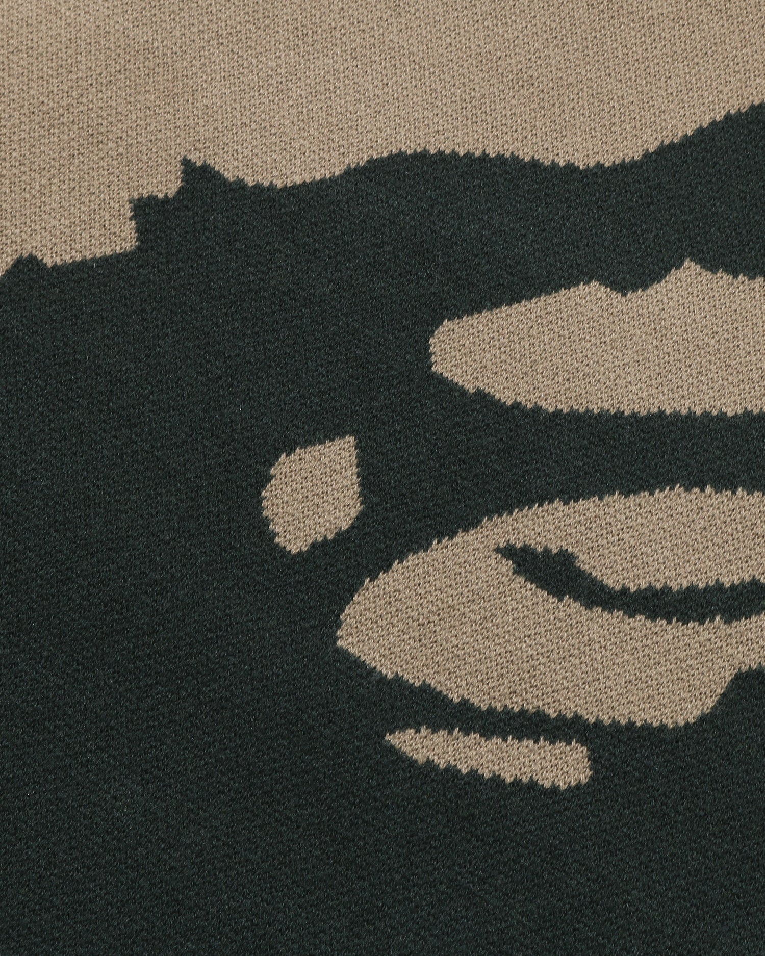 A BATHING APE® Mega Abc Camo Knit Crewneck Sweatshirt | Bape