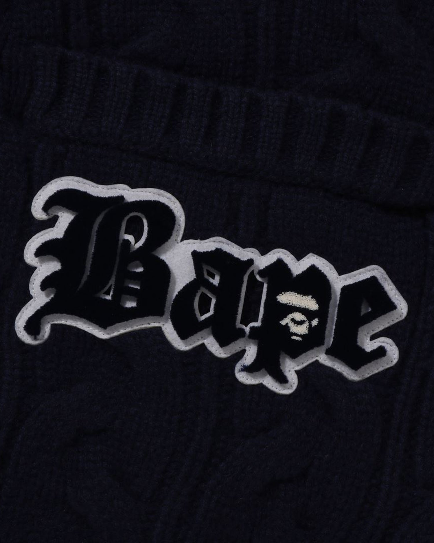 A BATHING APE® College Badges Knit Cardigan | Bape official