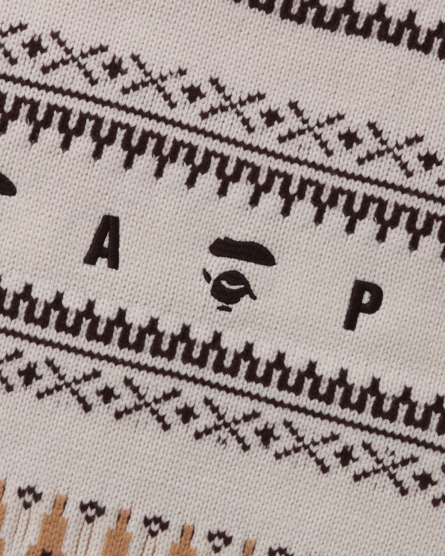 A BATHING APE® BAPE Snowflake Knit Sweater | Bape official
