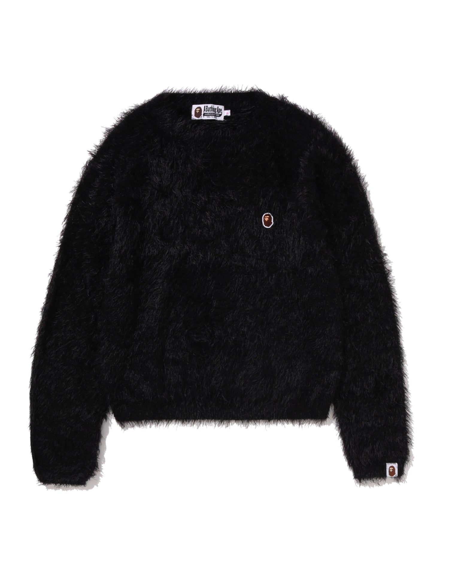 A BATHING APE® One Point Shaggy Sweater | Bape official website