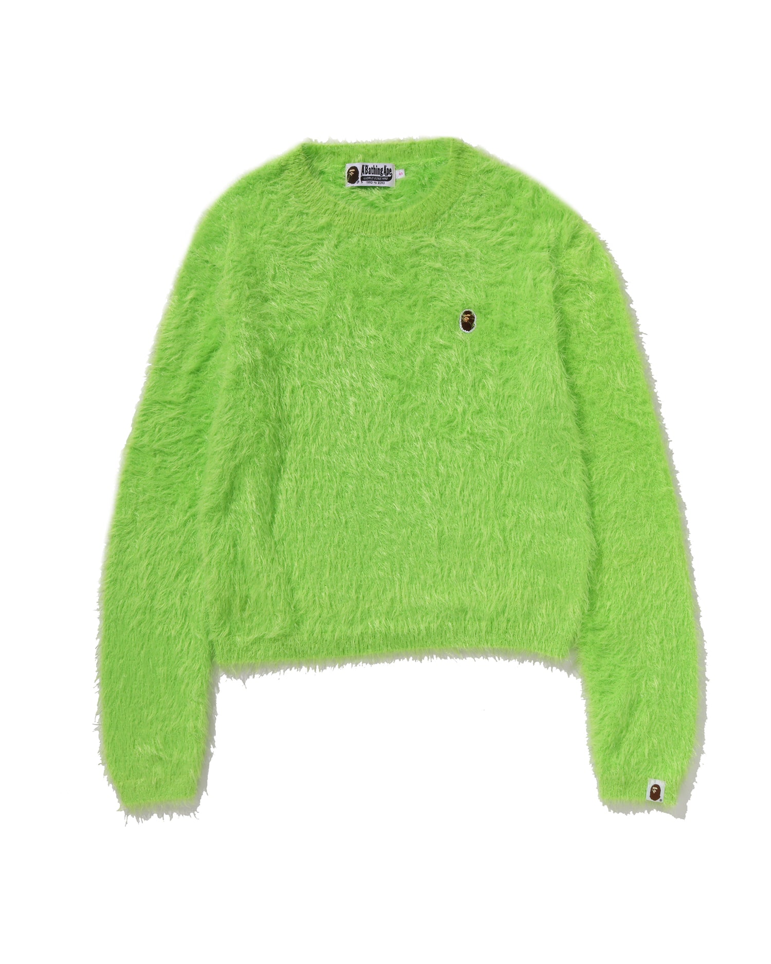A BATHING APE® One Point Shaggy Sweater | Bape official website