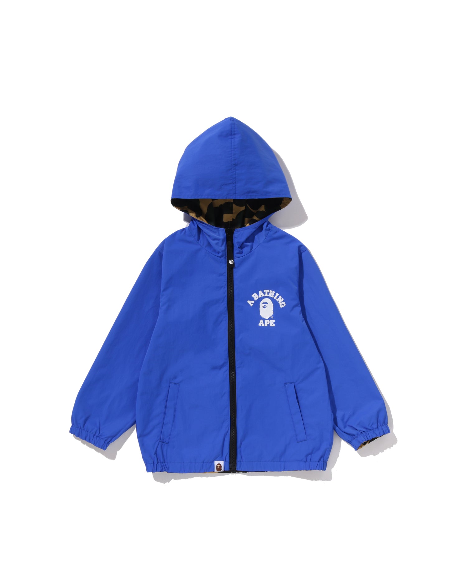 A BATHING APE® Kids 1st Camo Reversible Hoodie Jacket | Bape