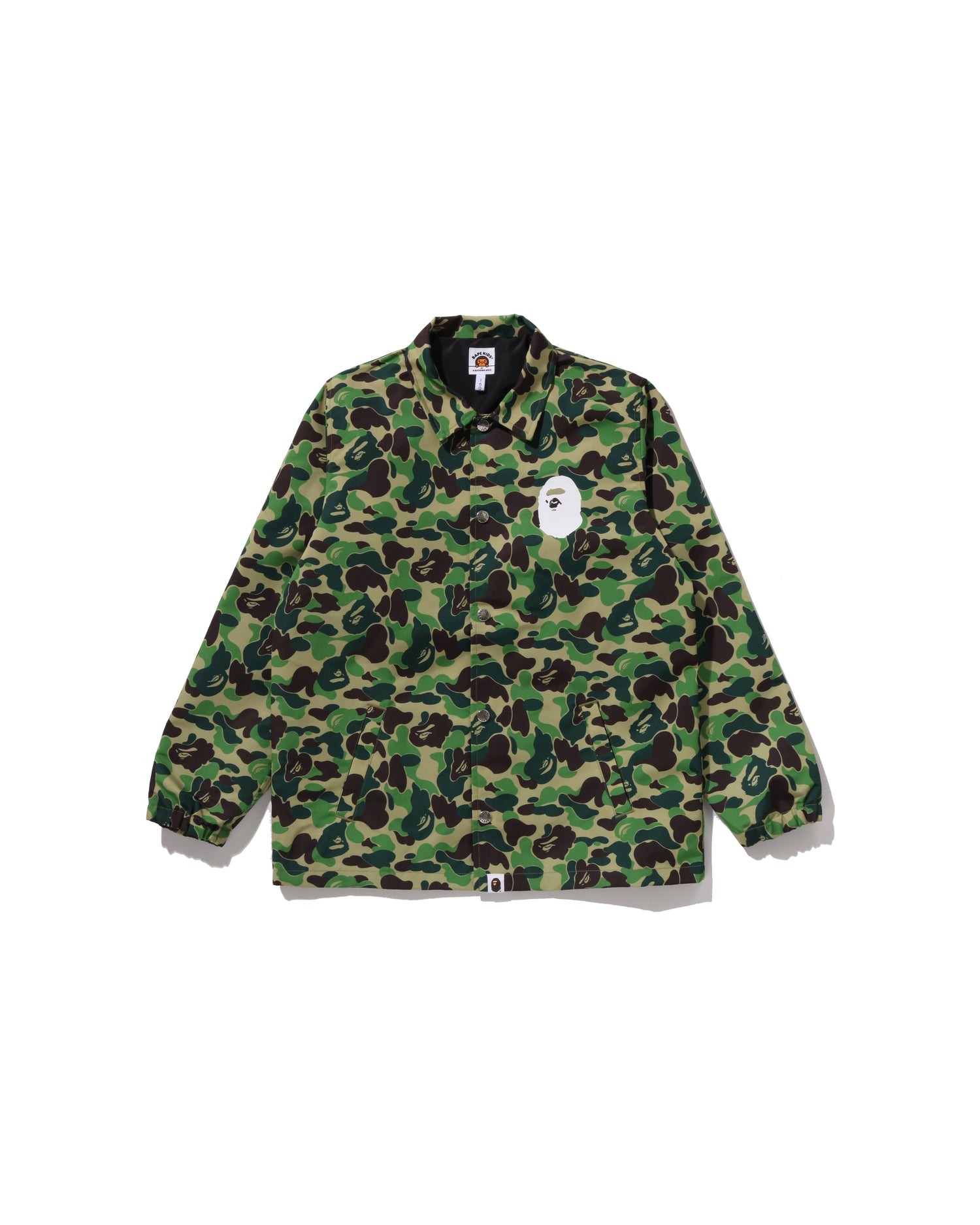 A BATHING APE® Kids Abc Camo College Coach Jacket Jr | Bape