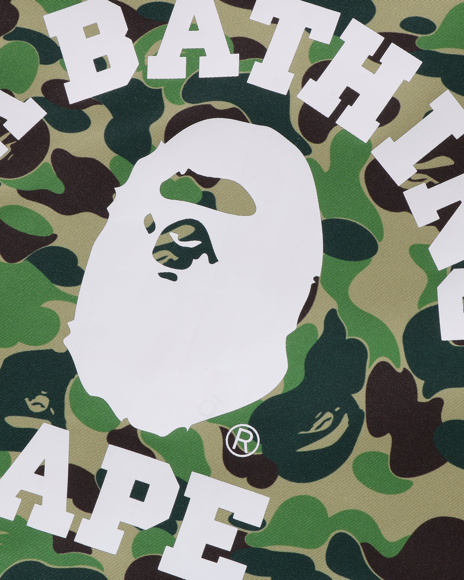 A BATHING APE® Kids Abc Camo College Coach Jacket Jr | Bape