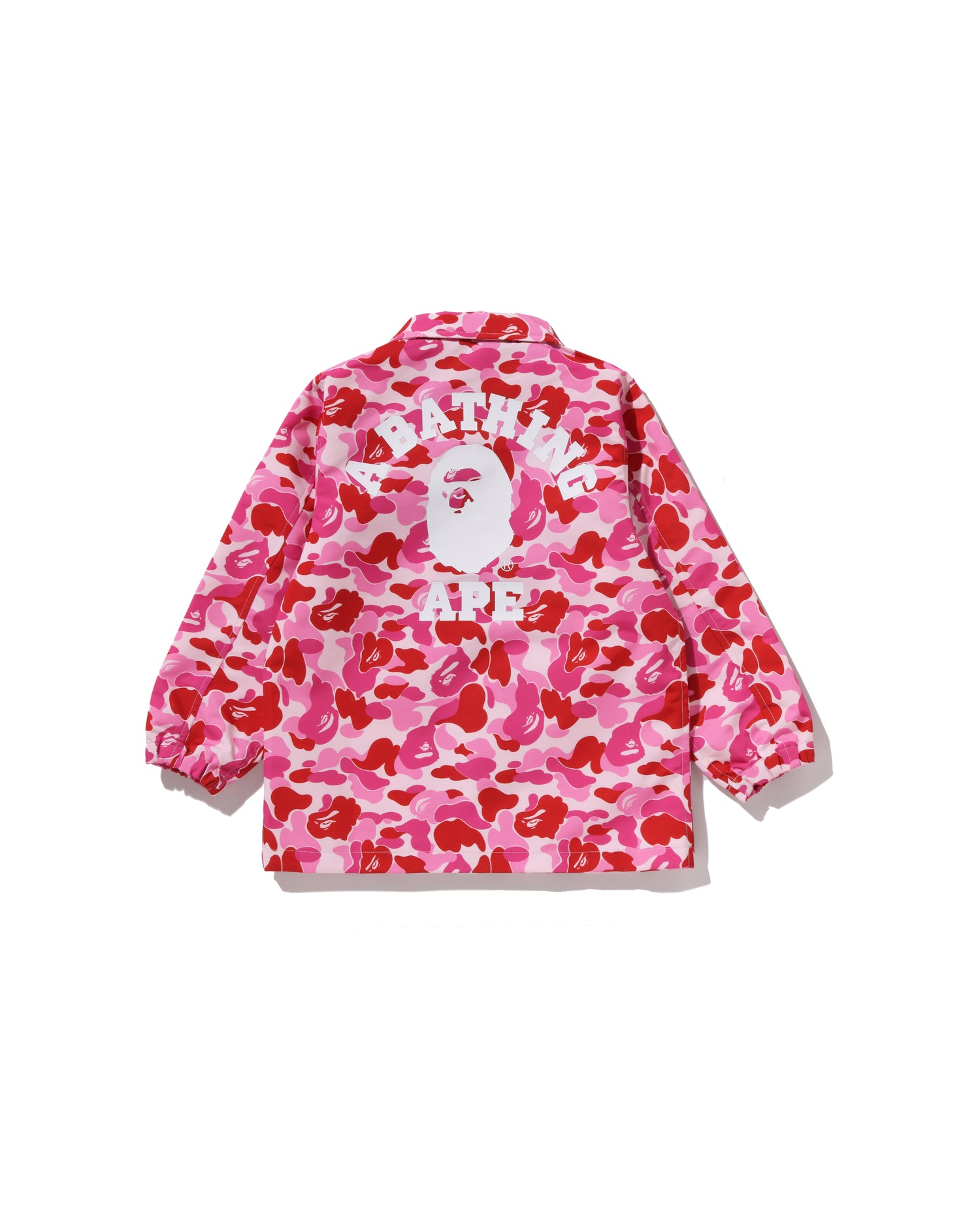 BAPE KIDS ピンクカモ コーチジャケット 110 A BATHING APE® Kids Abc Camo College Coach Jacket | Bape official