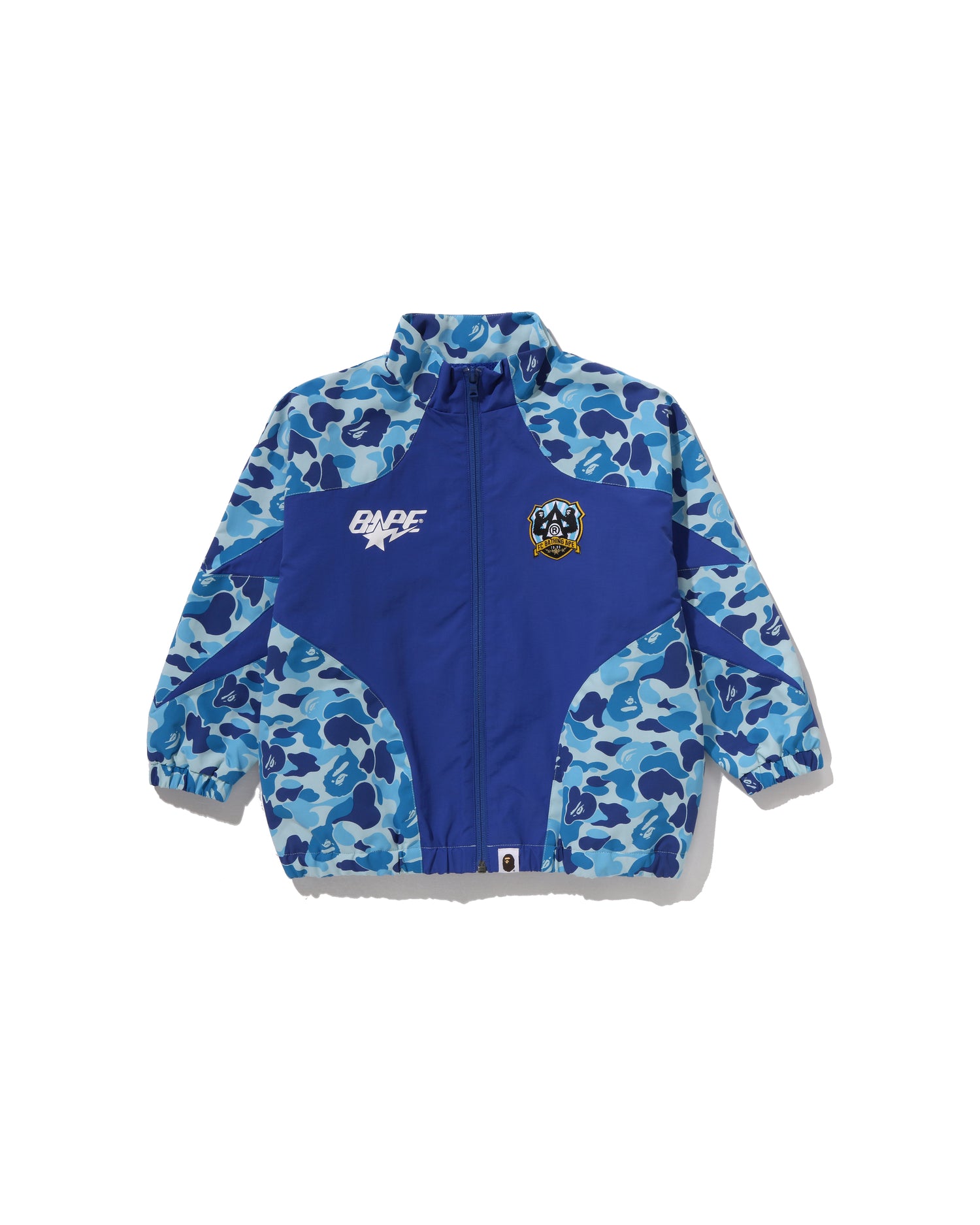 A BATHING APE® Kids Abc Camo Embroidery Patch Loose Fit Jacket