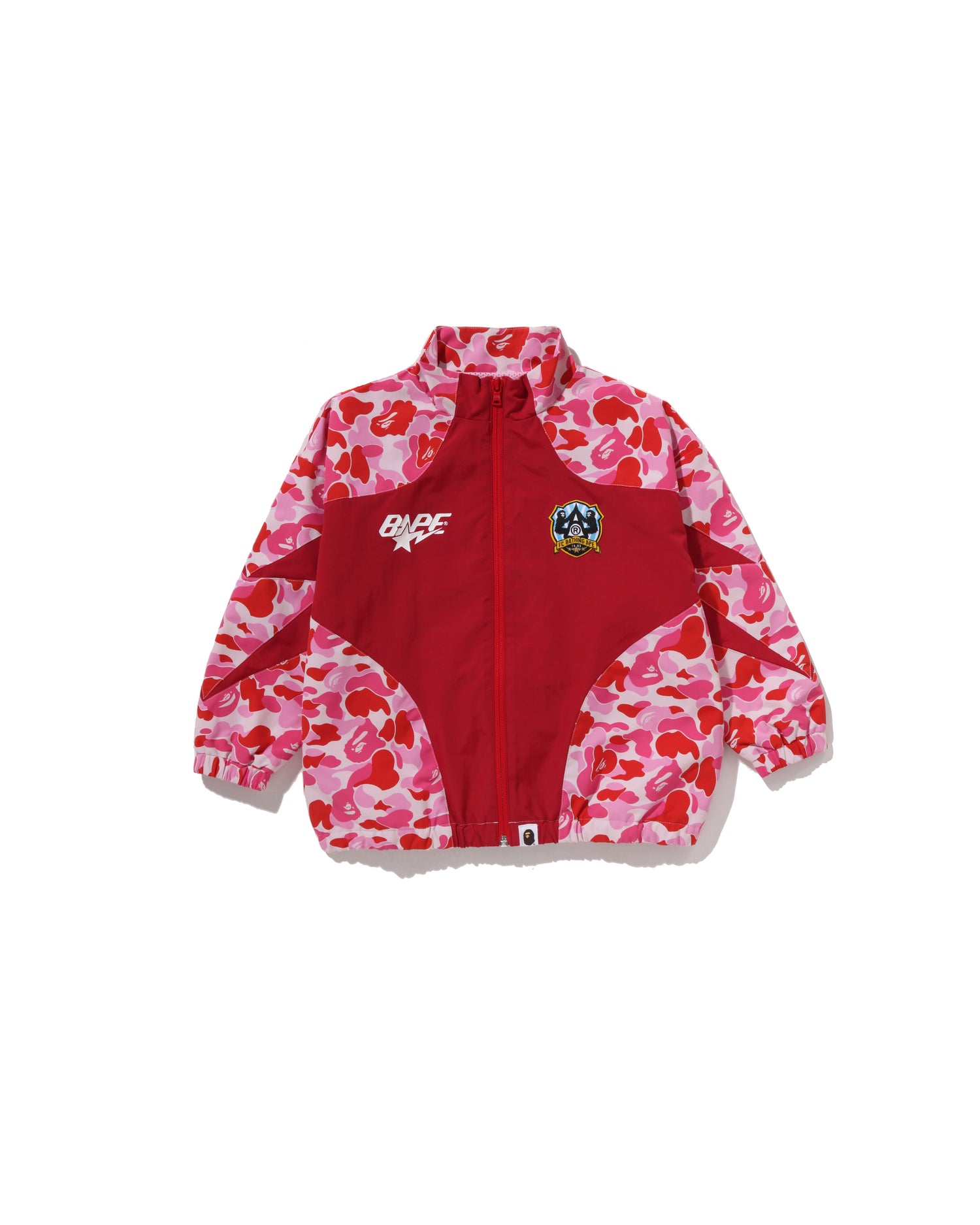 A BATHING APE® Kids Abc Camo Embroidery Patch Loose Fit Jacket