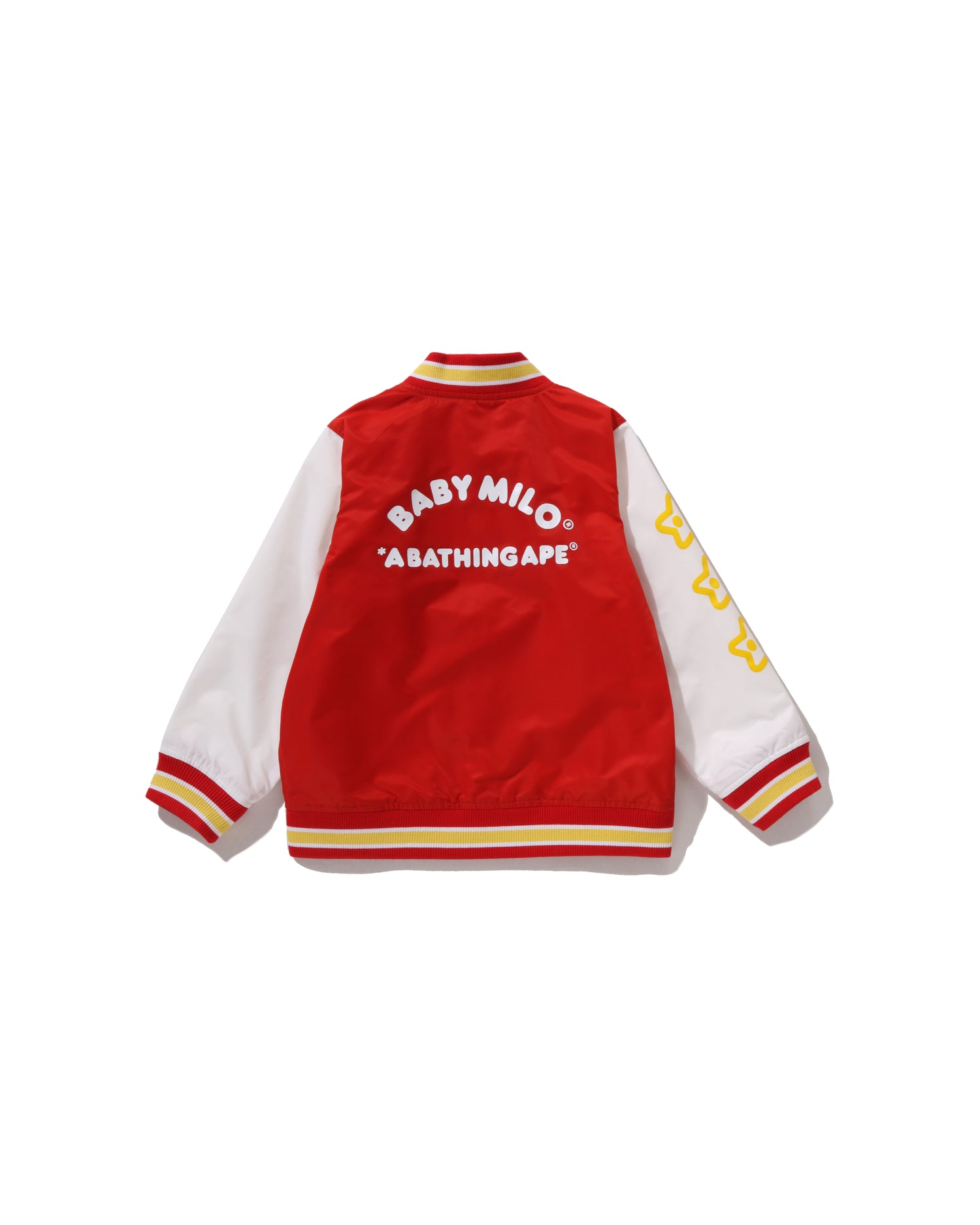 A BATHING APE® Kids Baby Milo Varsity Jacket | Bape official