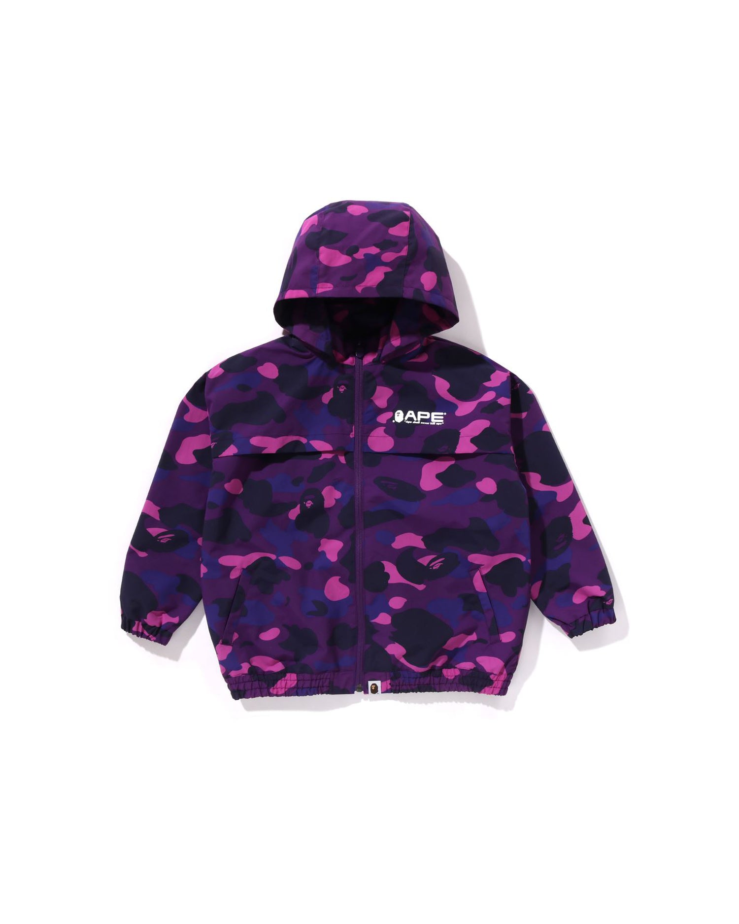 A BATHING APE® Kids Color Camo Bape Hoodie Jacket | Bape
