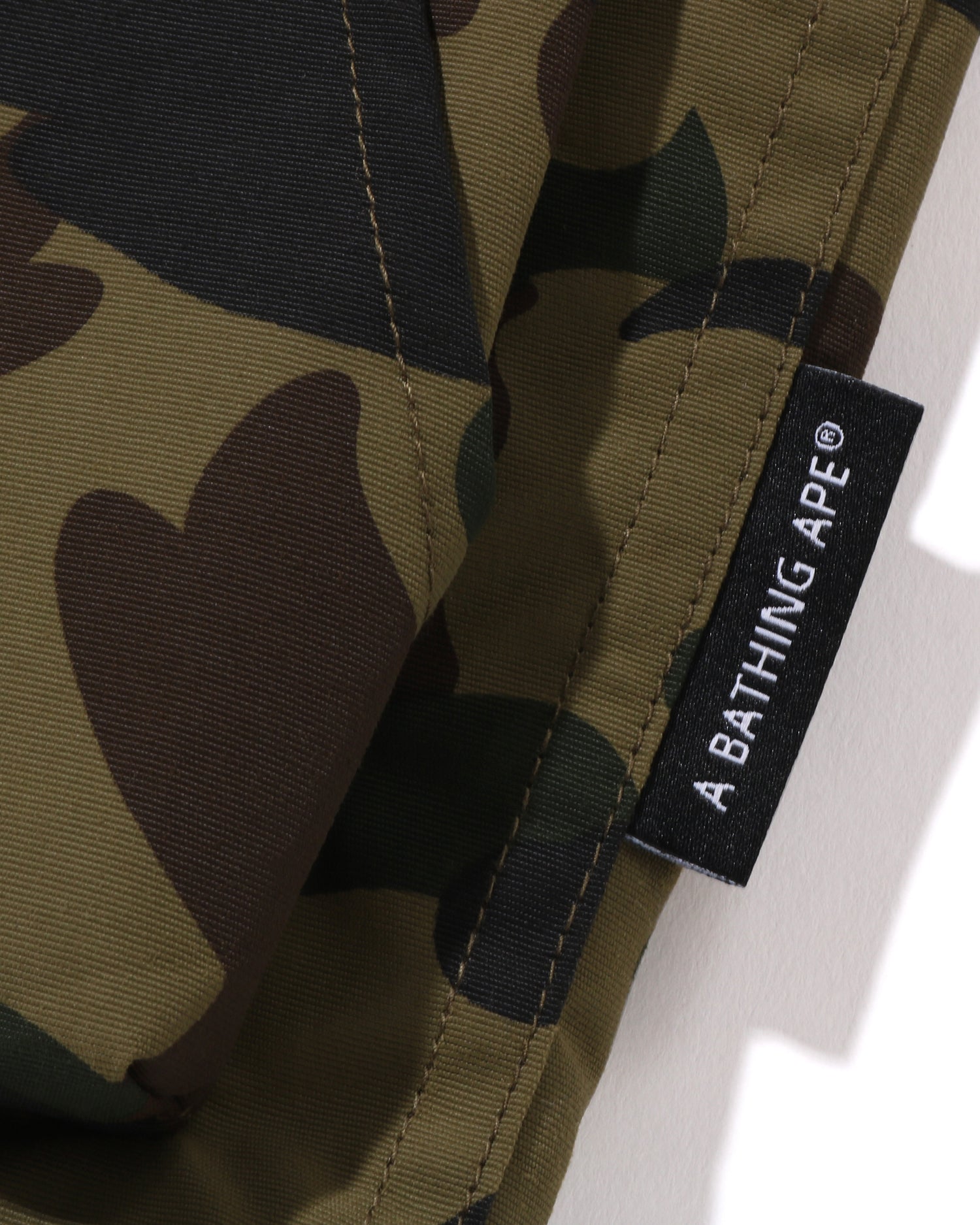 A BATHING APE® Kids 1st camo shark mountain jacket | Bape
