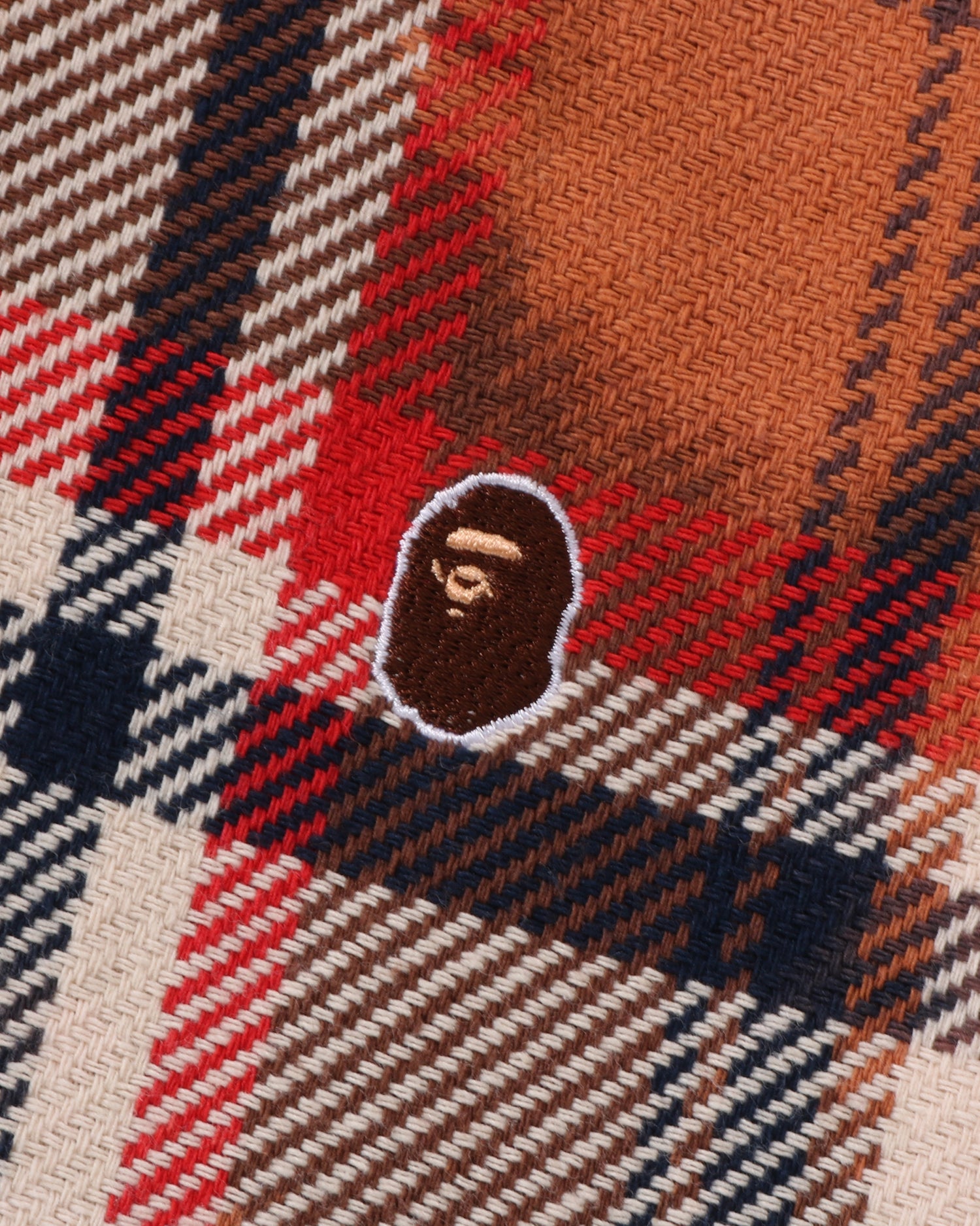 A BATHING APE® Kids Bleached BAPE Check Shirt Jacket | Bape