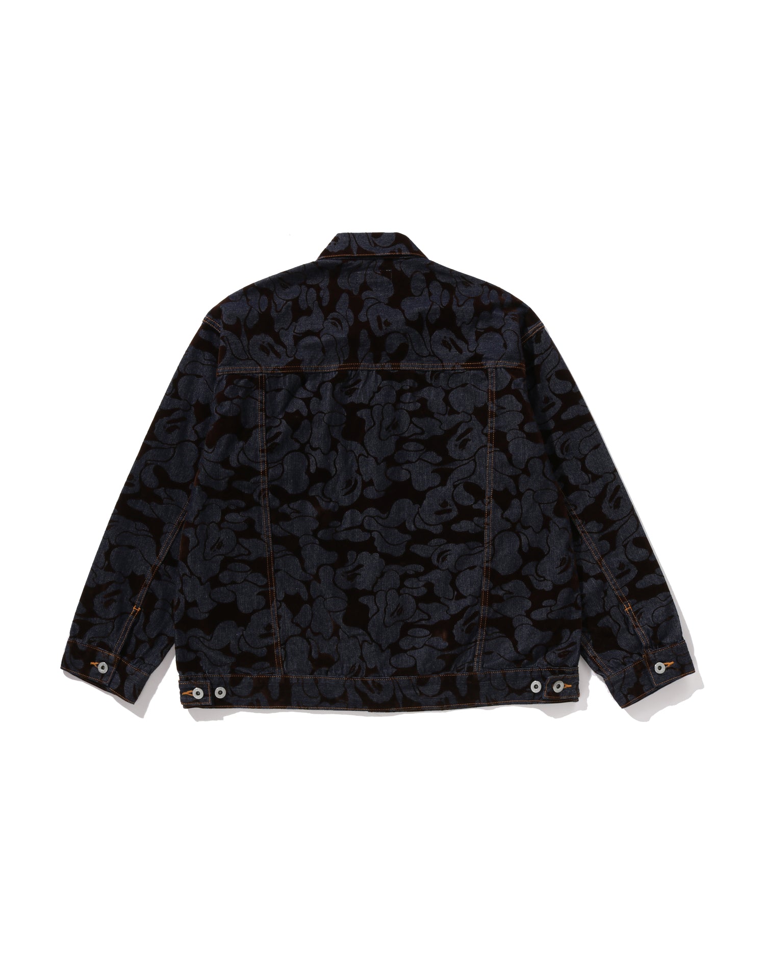 A BATHING APE® Camo Flocked Denim Jacket | Bape official website