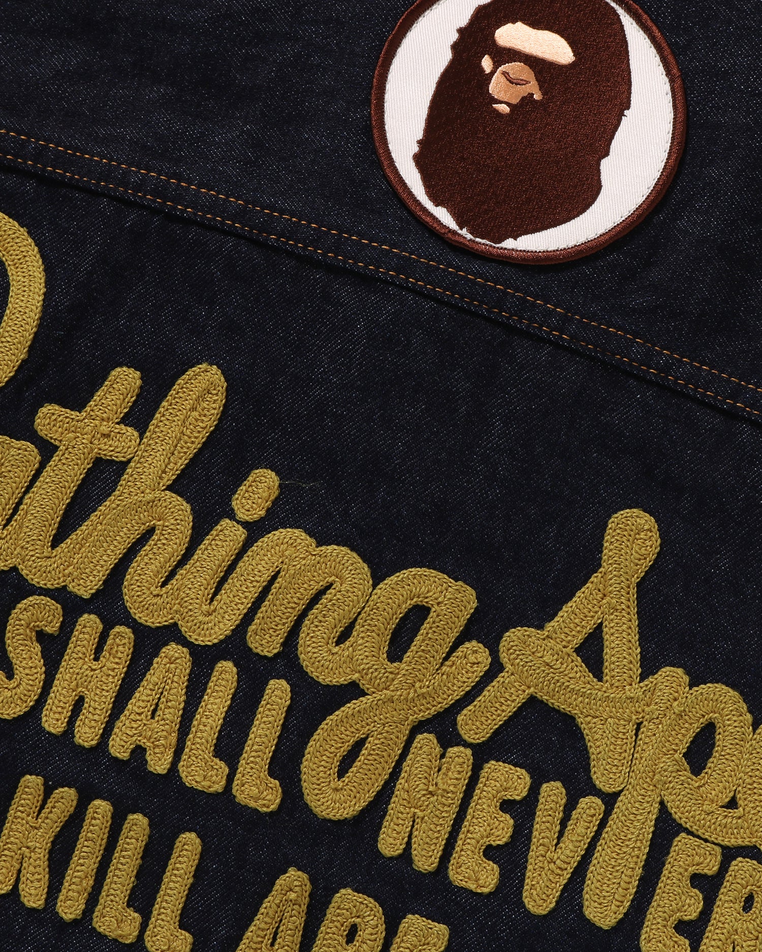 A BATHING APE® Champion Denim Jacket | Bape official website