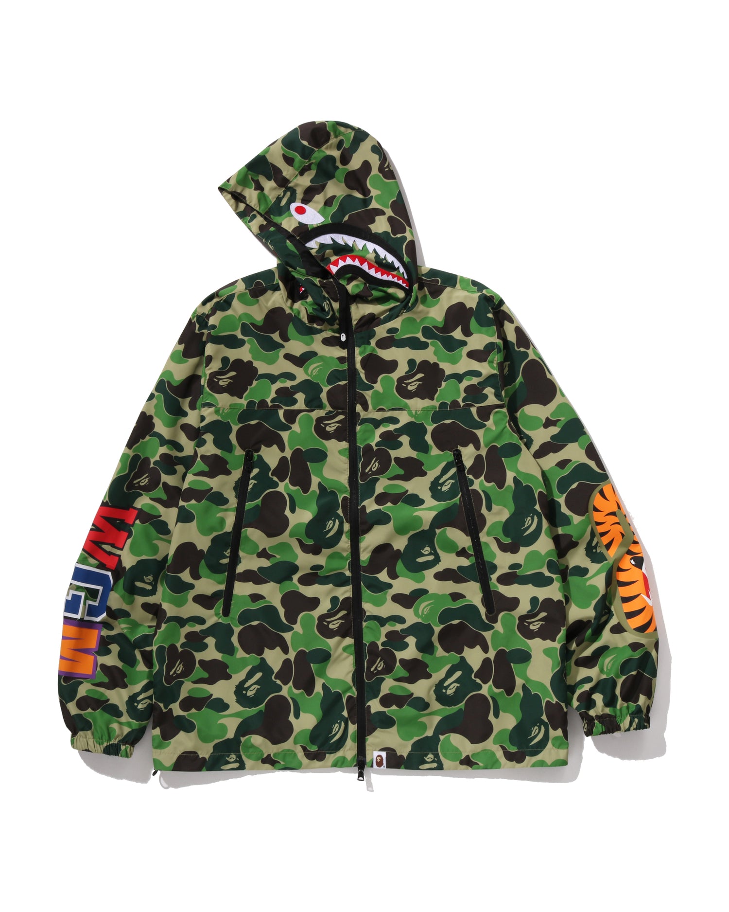 A BATHING APE® Abc Camo Shark Hoodie Jacket | Bape official