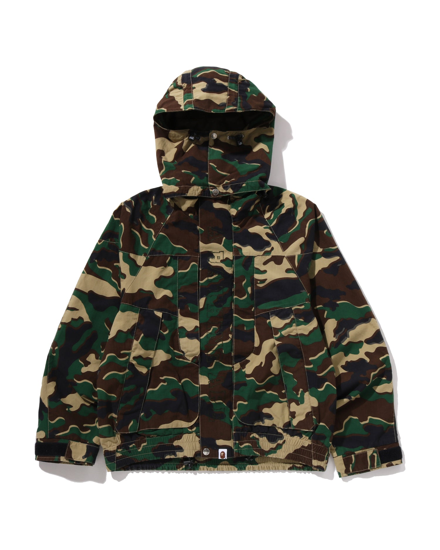 §*様 A BATHING APE (BAPE) CAMO BOARDジ A BATHING APE® Glitch Woodland Camo Short Snowboard Jacket | Bape