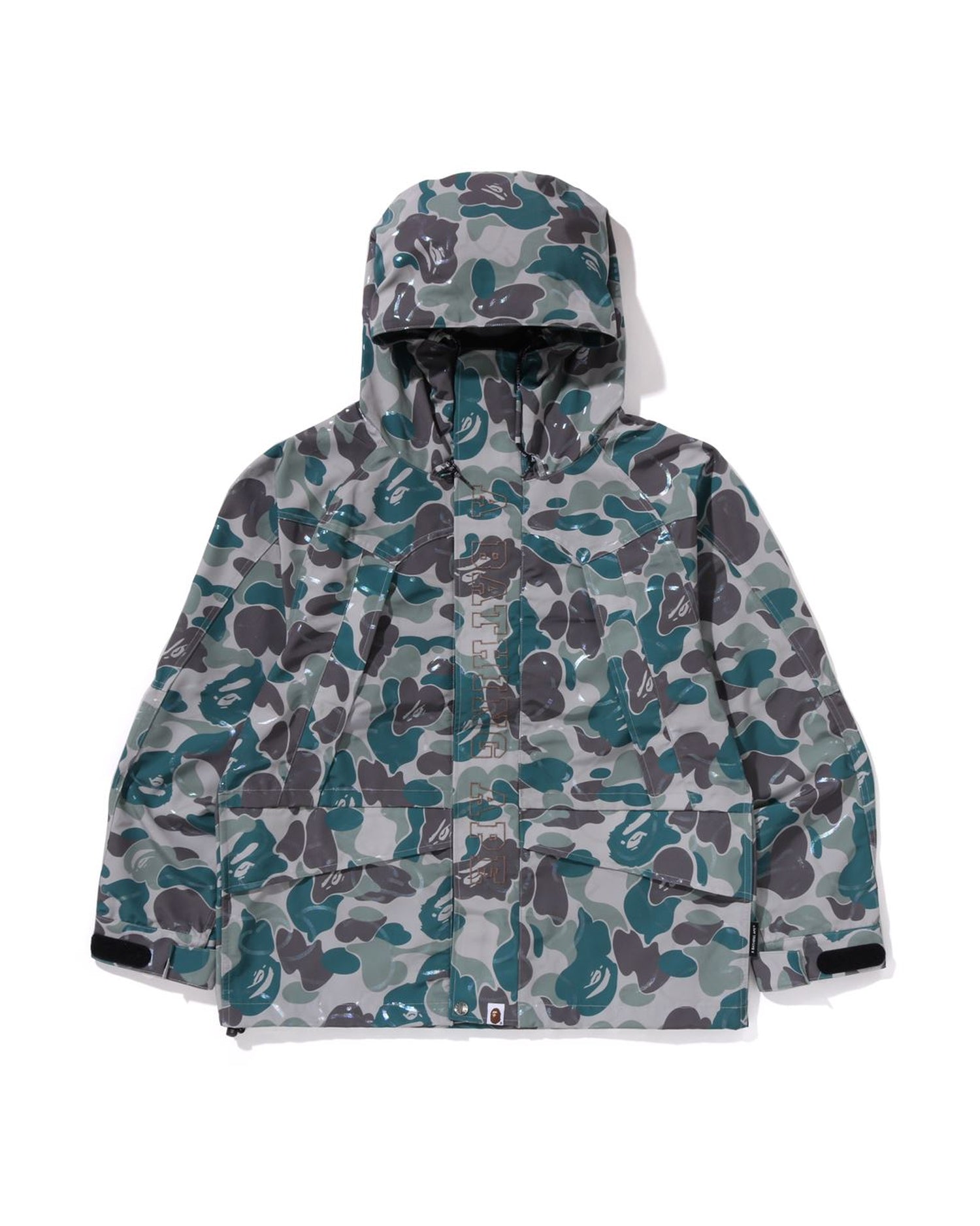 Laminated Camo Snowboard Jacket