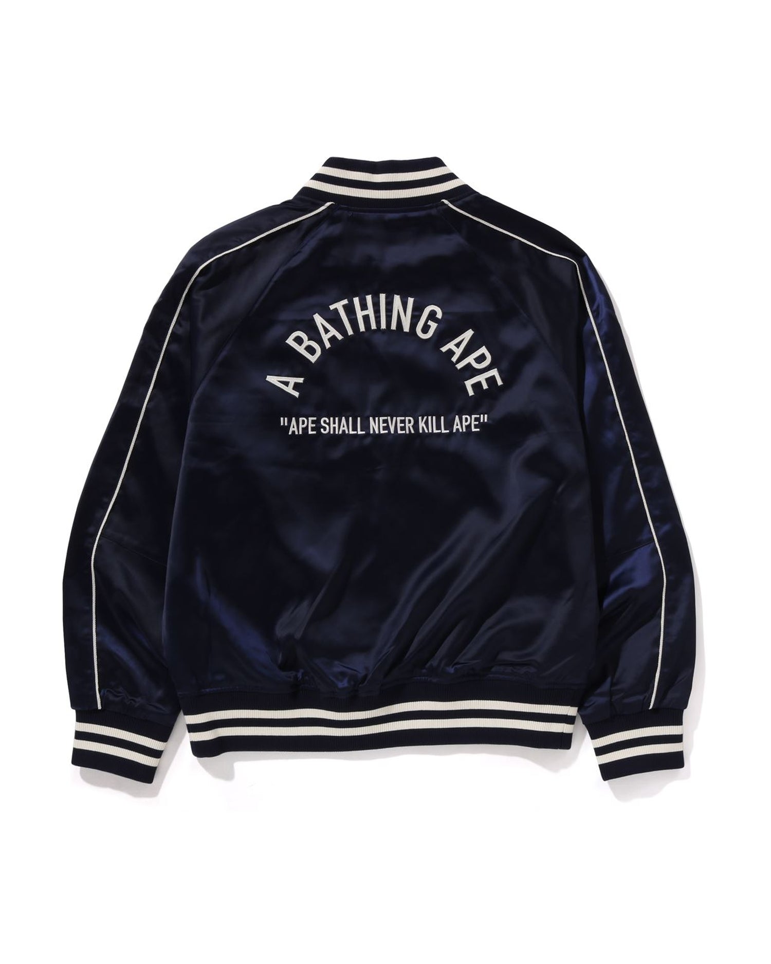 A BATHING APE® A Bathing Ape Nylon Varsity Jacket | Bape