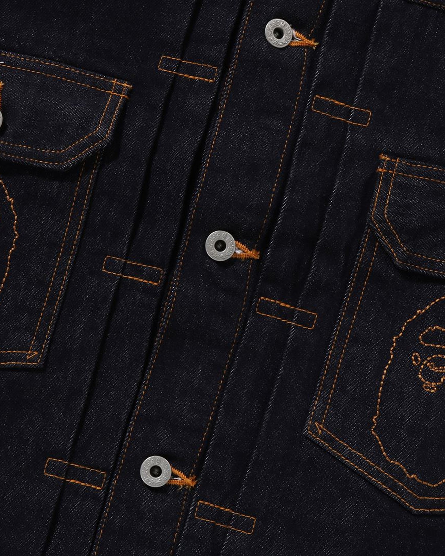 A BATHING APE® Ape Head Denim Jacket | Bape official website