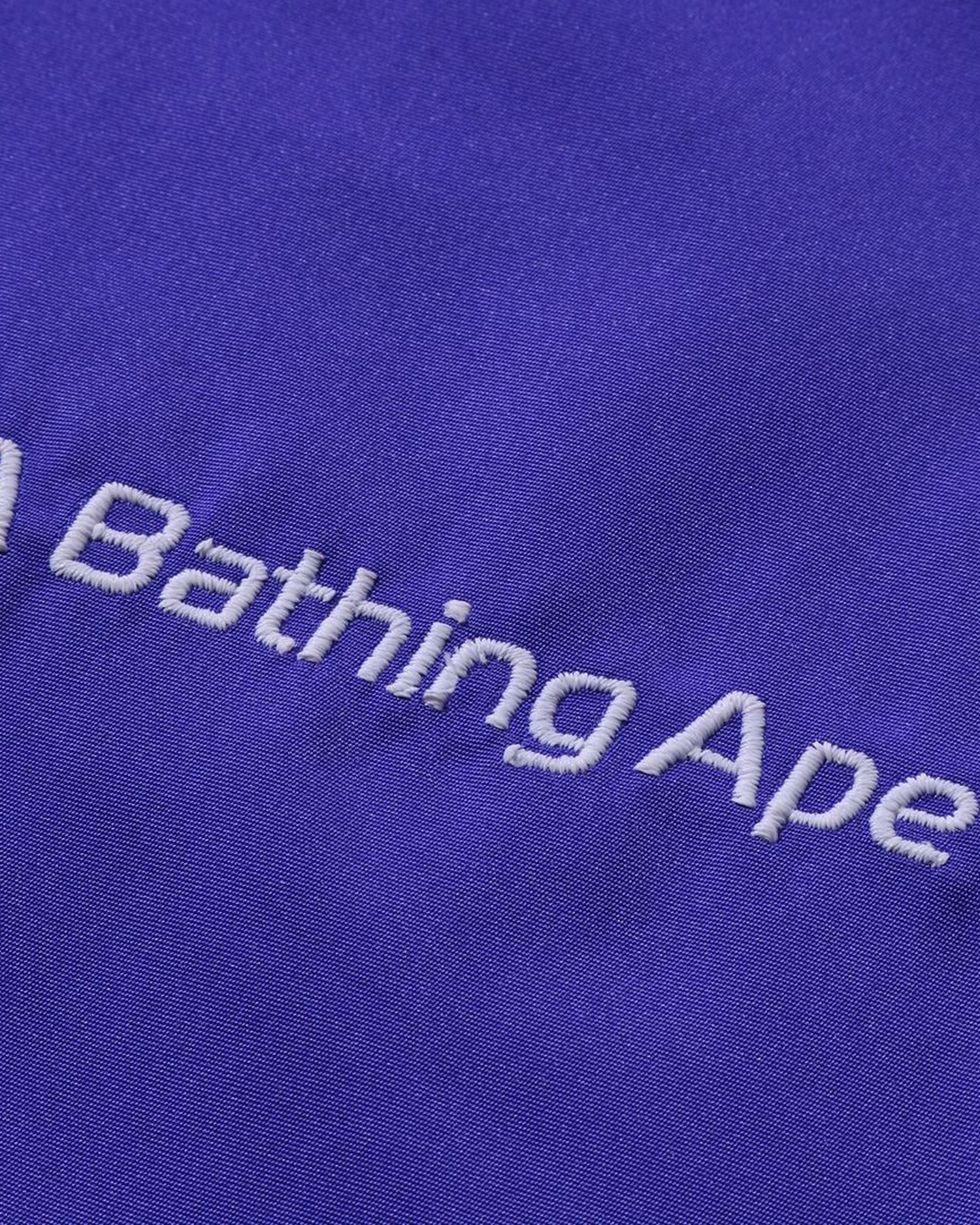 A BATHING APE® Bathing Ape Logo Nylon Track Jacket | Bape