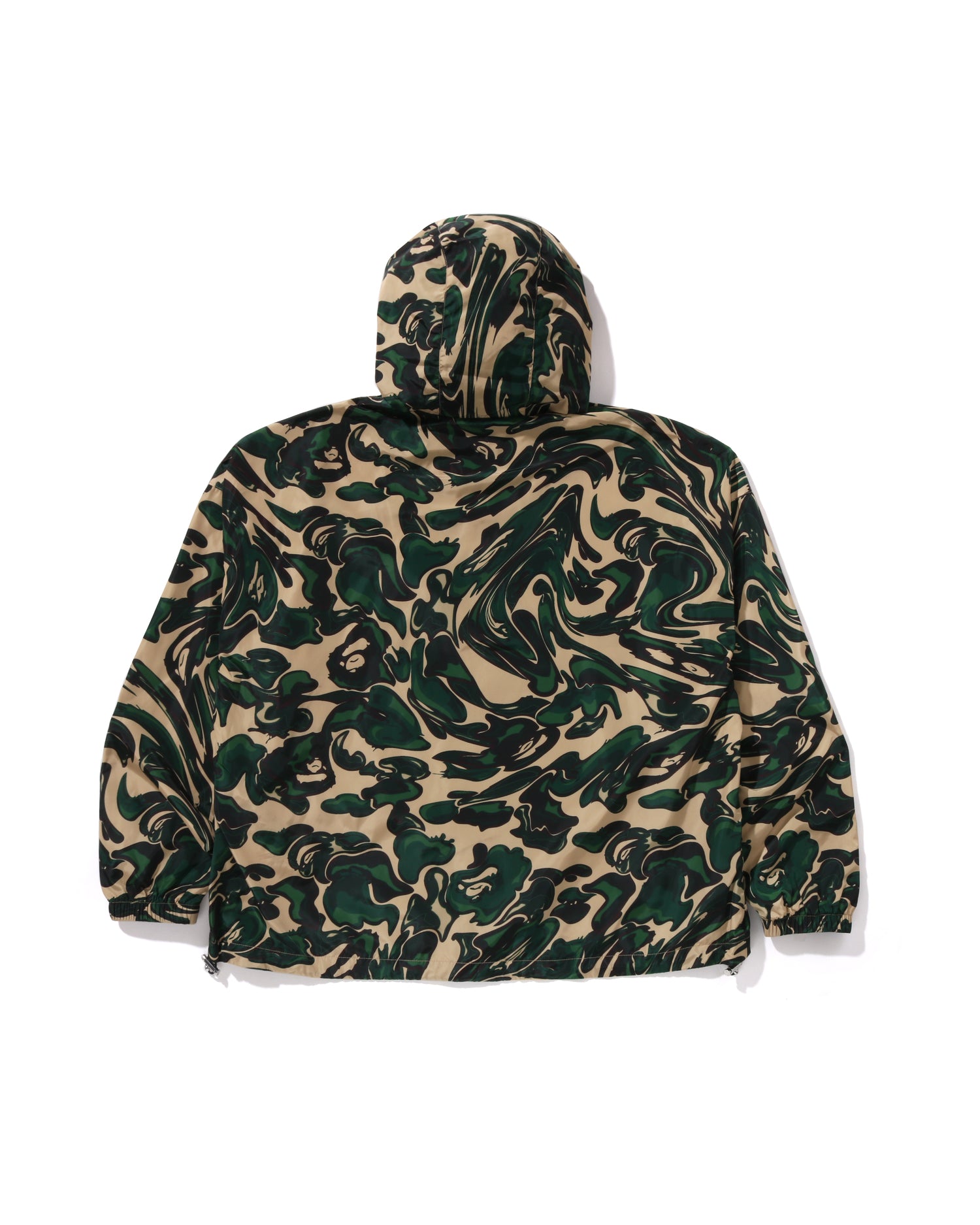 BAPE A Bathing Ape Marble Camo Hoodie Shirred Waist Pullover