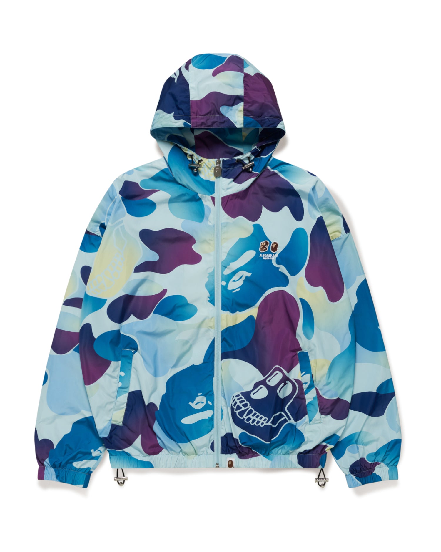 Blue bape jacket fashion