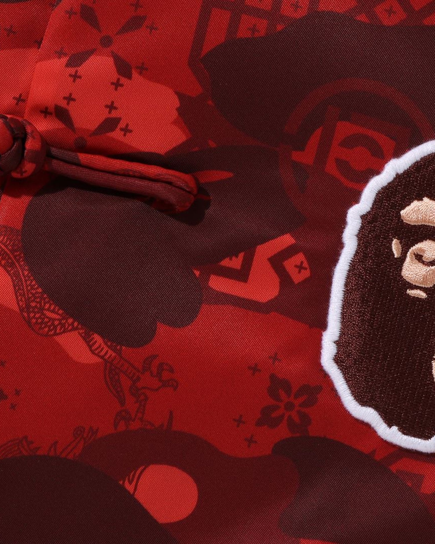 A BATHING APE® BAPE X Clot Camo Ape Head China Jacket | Bape