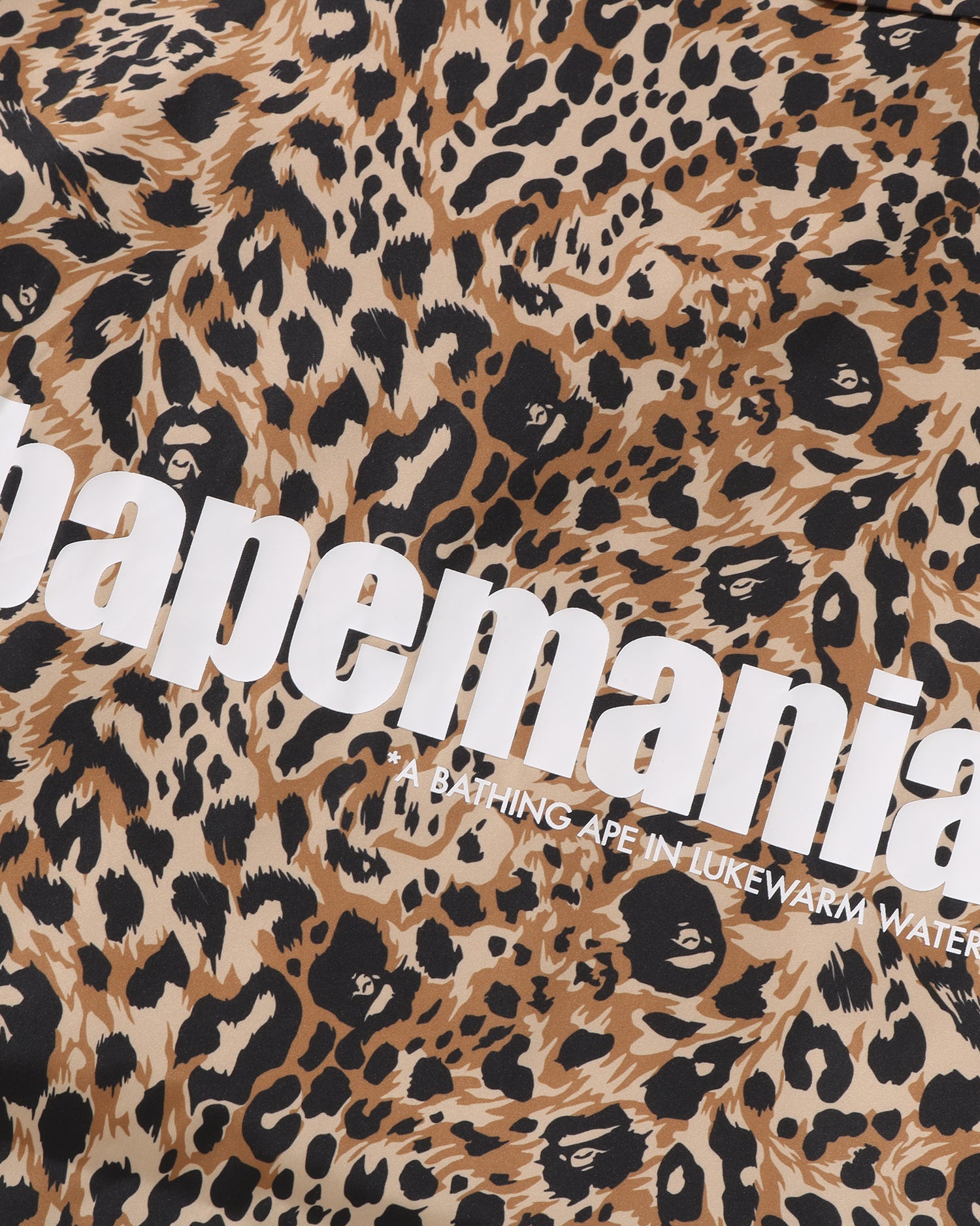 A BATHING APE レオパード柄　ヒョウ柄コットンジャケット M A BATHING APE® Wild Leopard Pattern M-65 Jacket | Bape