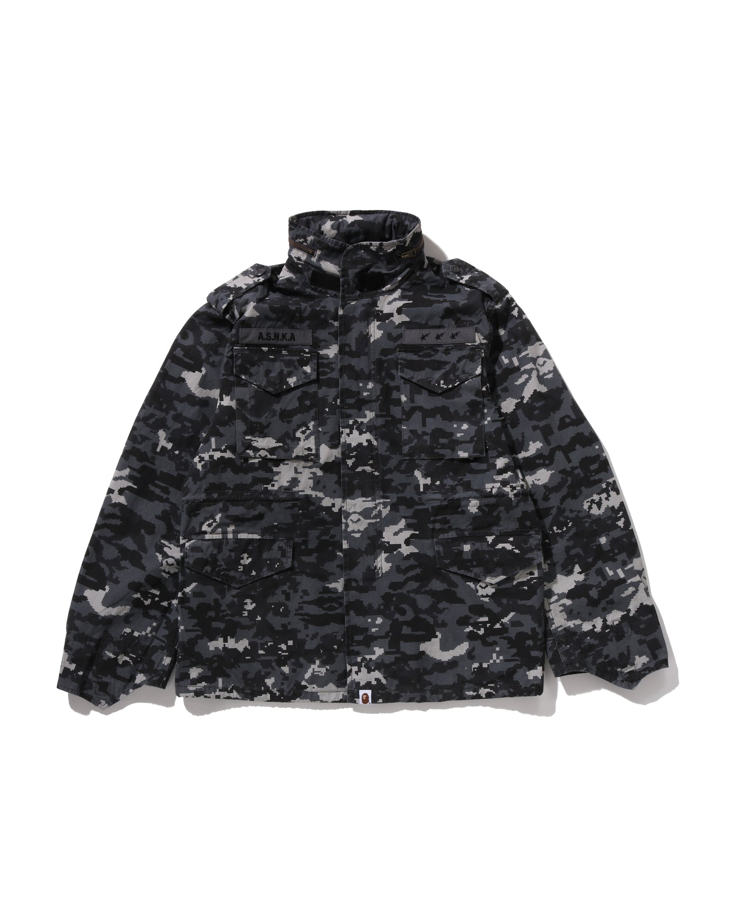 A BATHING APE® Multi Pixel Camo M-65 Jacket | Bape official