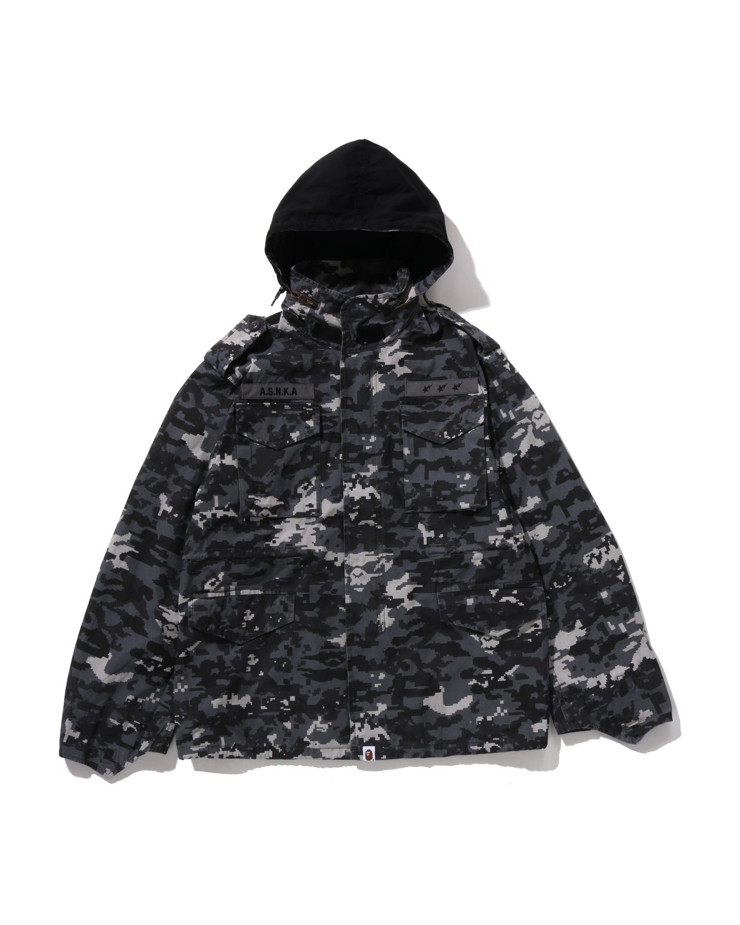A BATHING APE® Multi Pixel Camo M-65 Jacket | Bape official