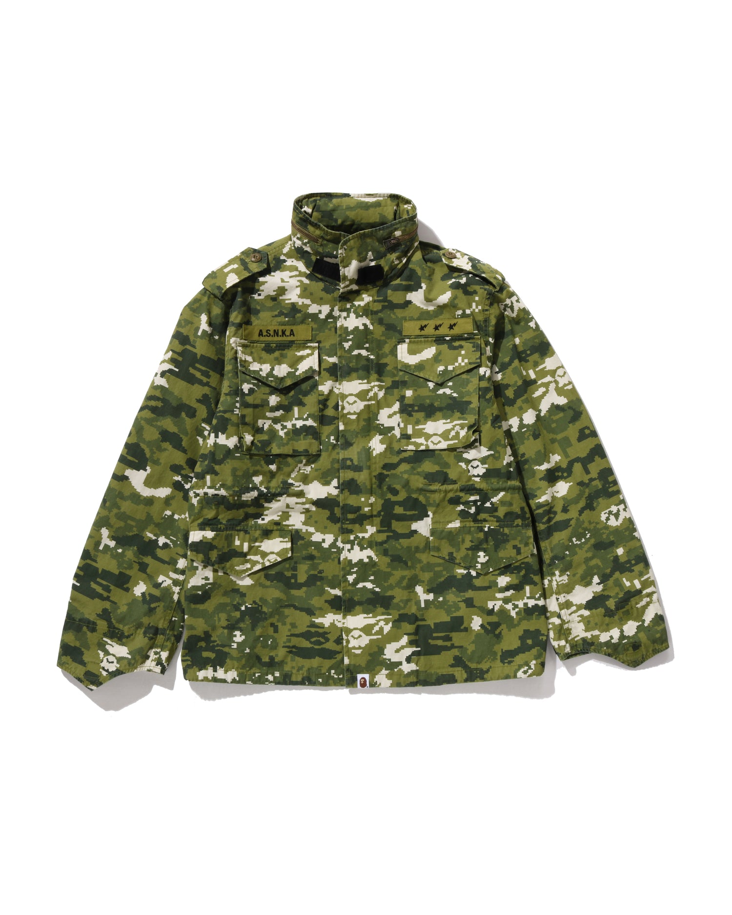 A BATHING APE® Multi Pixel Camo M-65 Jacket | Bape official