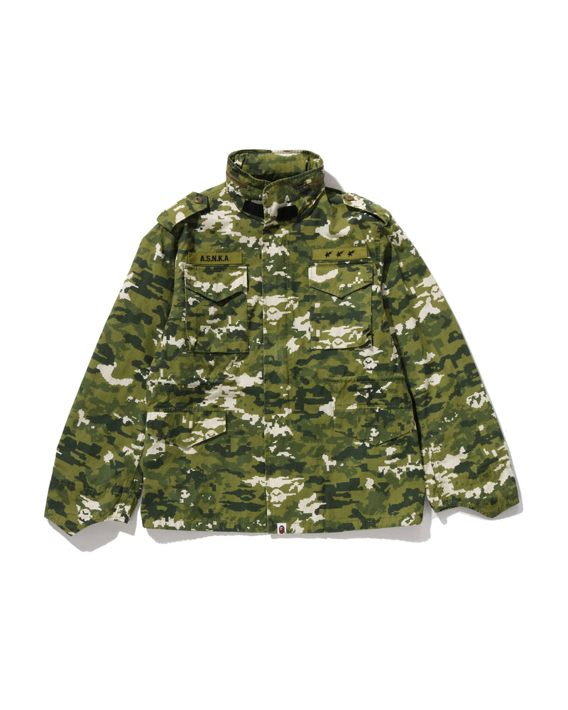 A BATHING APE® Multi Pixel Camo M-65 Jacket | Bape official 