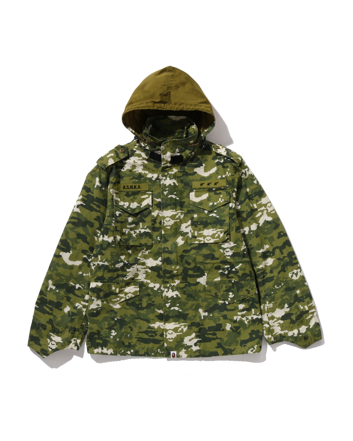A BATHING APE® Multi Pixel Camo M-65 Jacket | Bape official