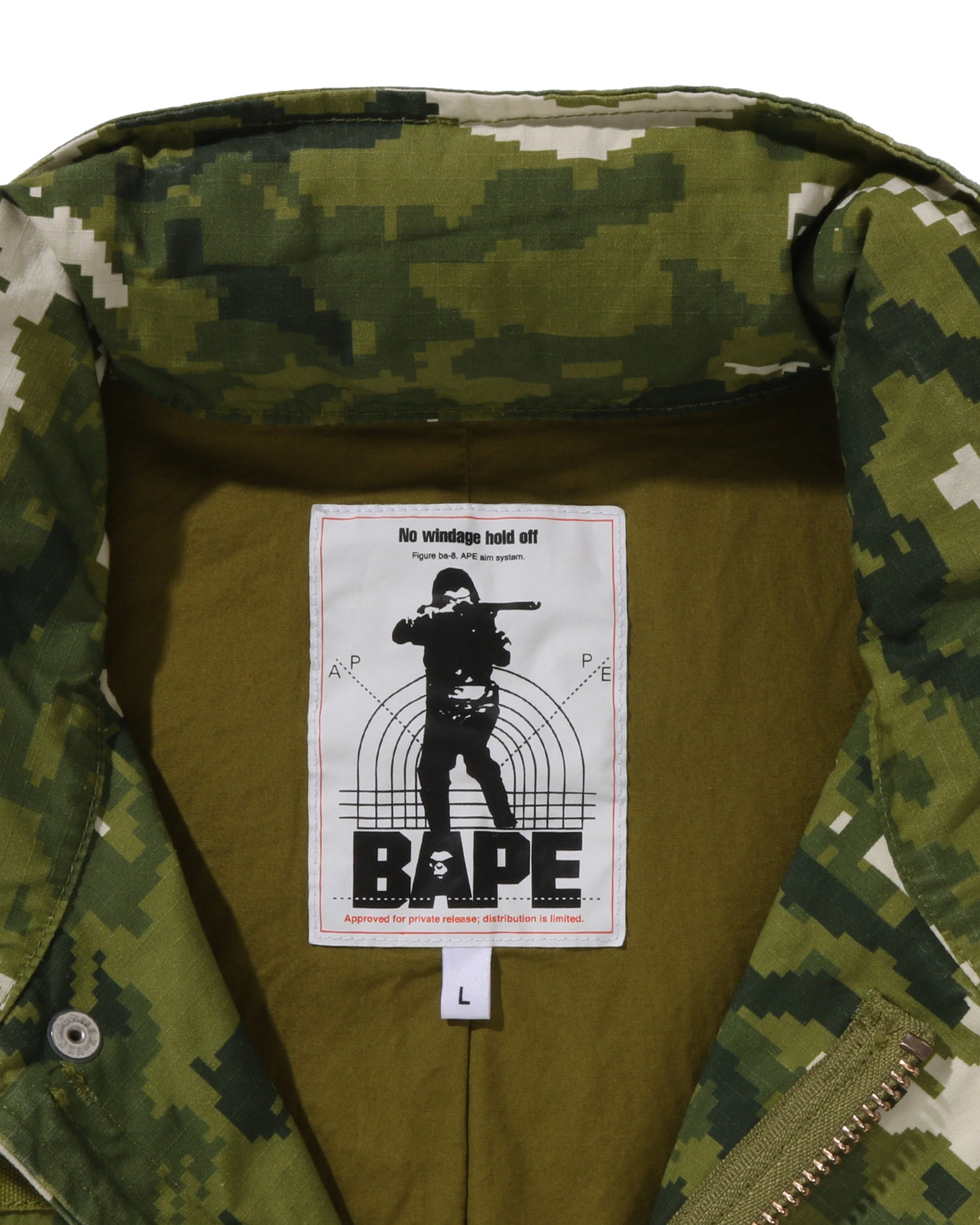 A BATHING APE® Multi Pixel Camo M-65 Jacket | Bape official