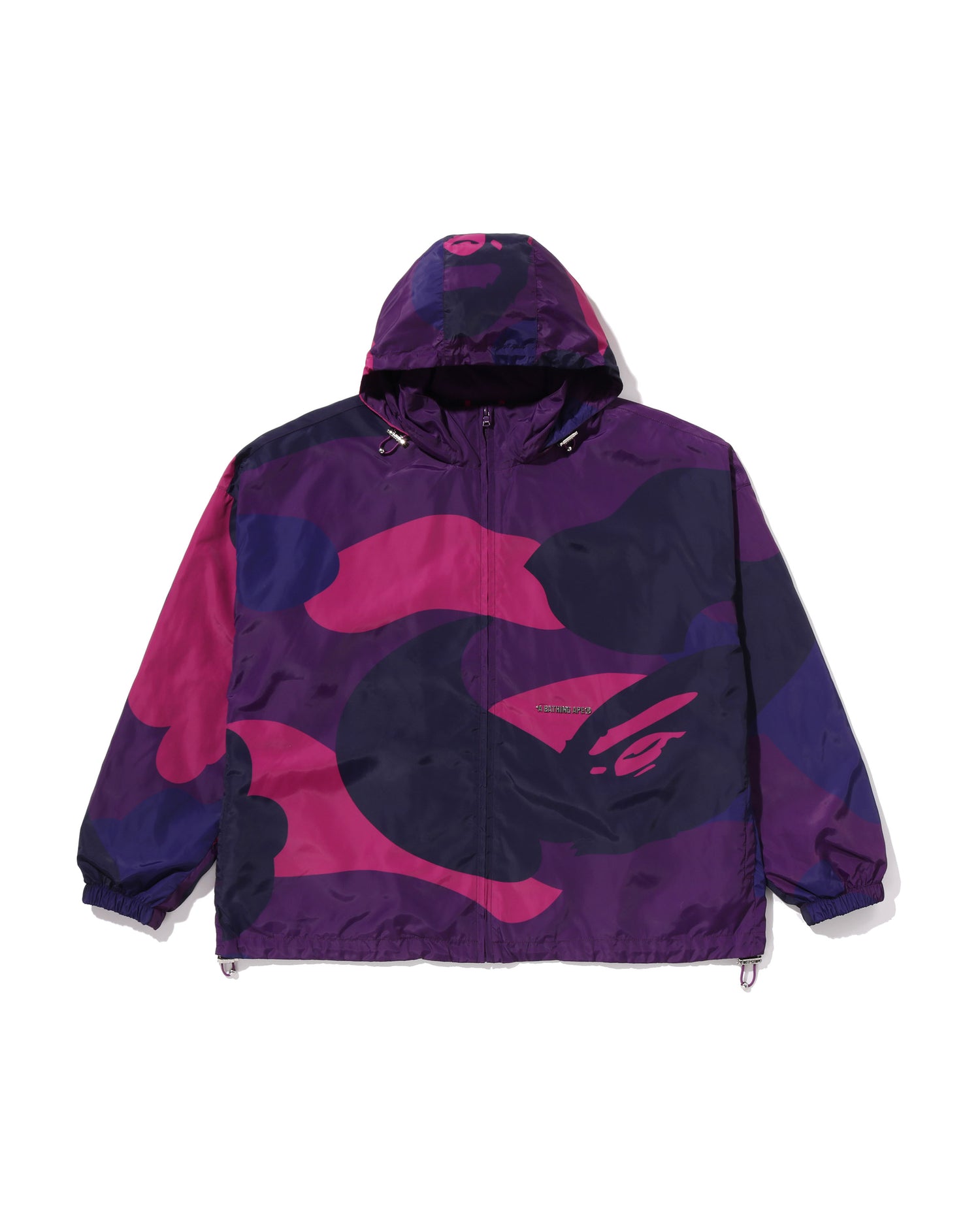 A BATHING APE® Color Camo Stand Collar Hooded Jacket | Bape