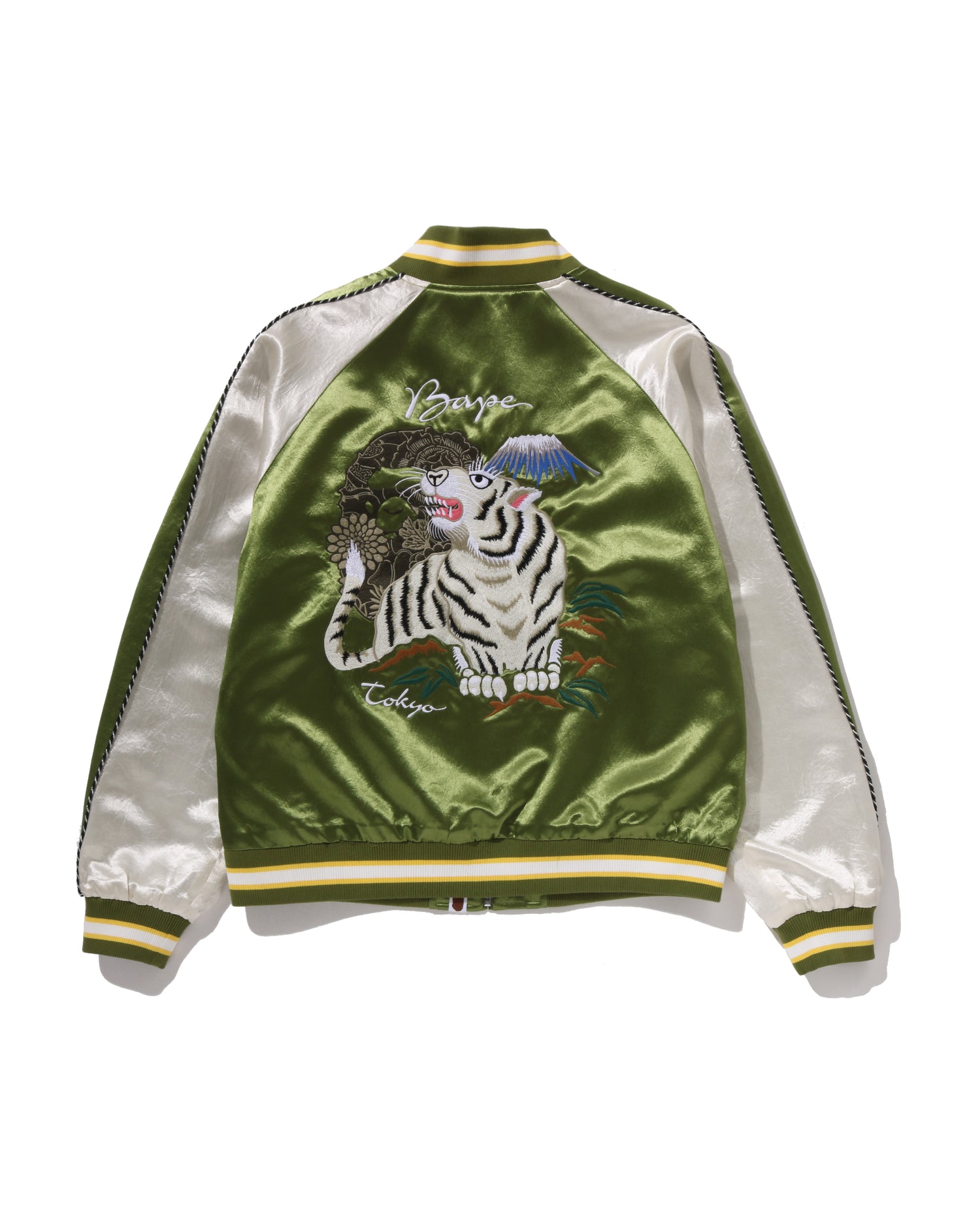 A Bathing Ape スカジャン グリーン/ホワイト A BATHING APEからインパクト抜群のスカジャンが入荷です！！[2018.11