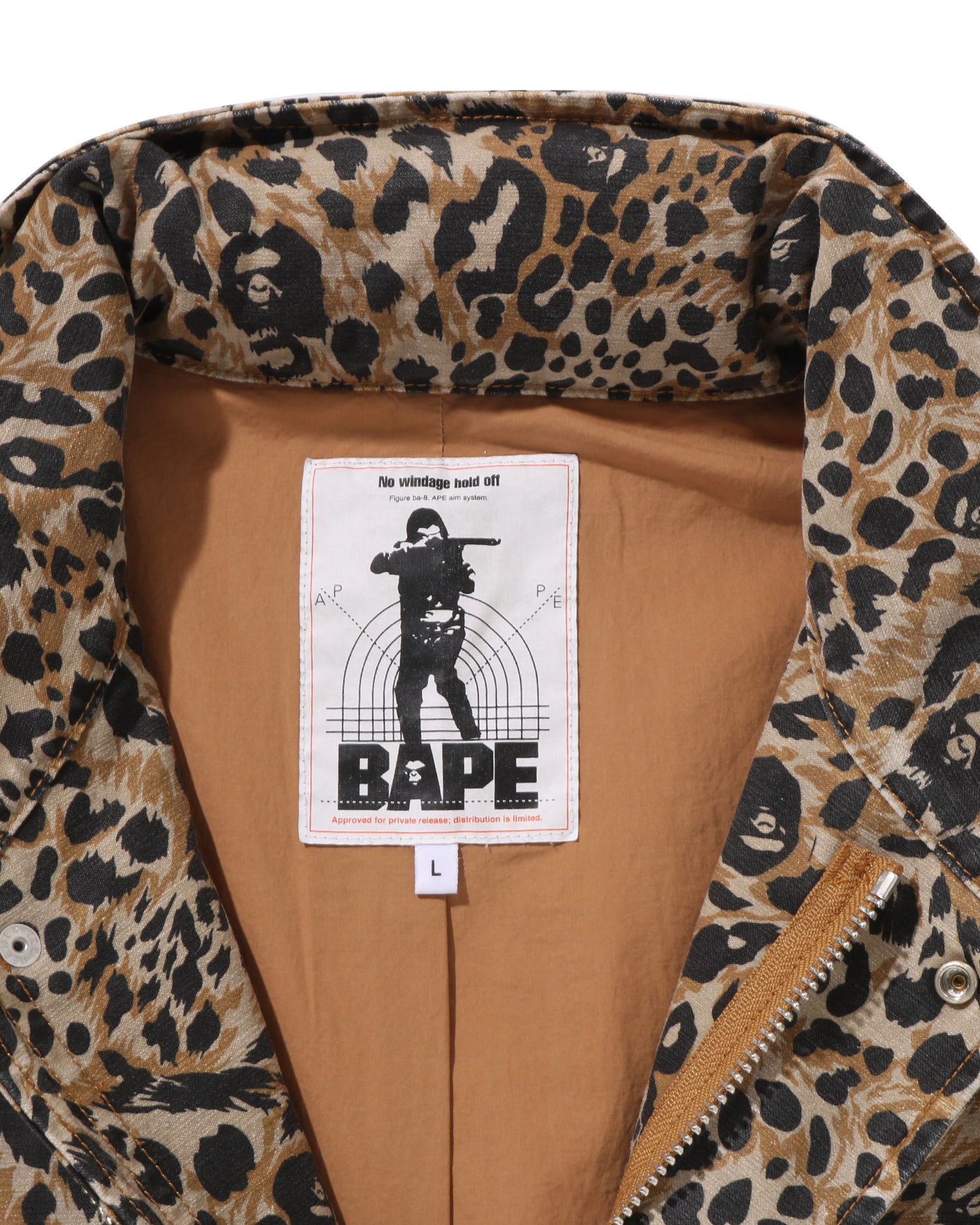 A BATHING APE® Wild Leopard Pattern M-65 Jacket | Bape