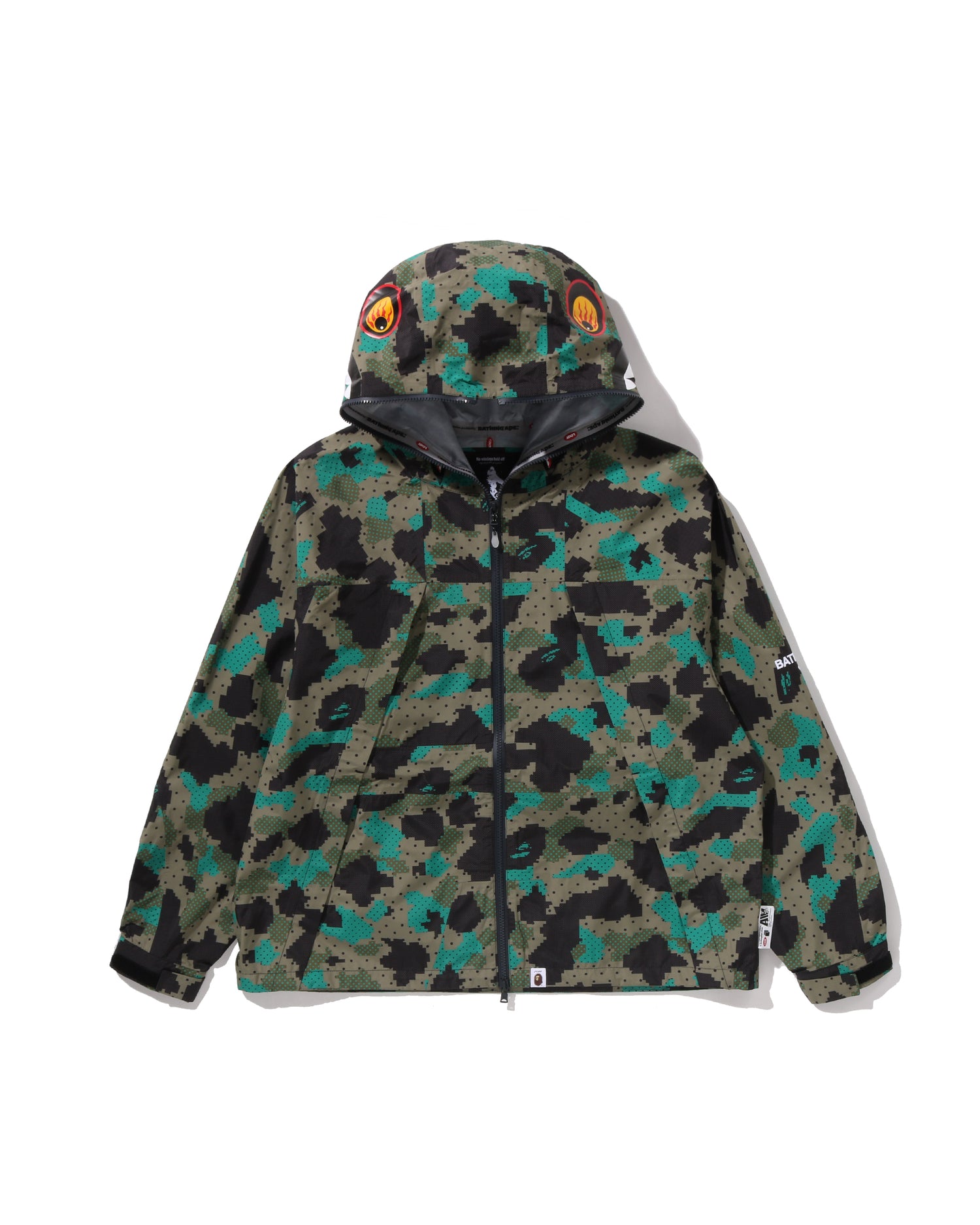 A BATHING APE® BAPE by Kazuki Kuraishi Camo Shark Packable