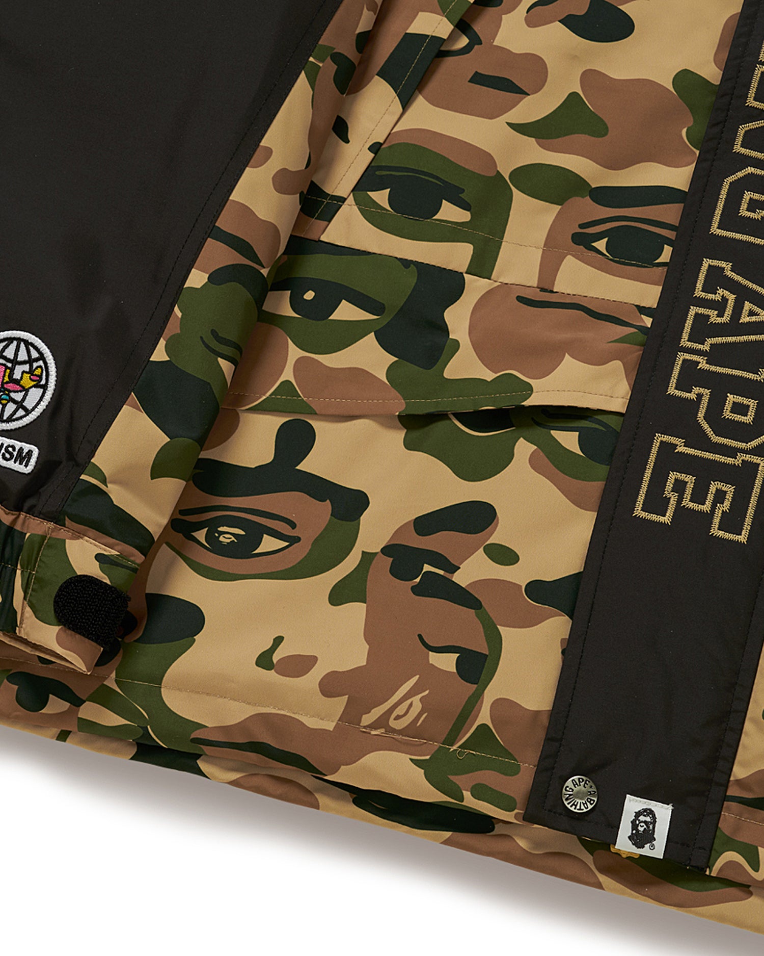 A BATHING APE® BAPE X Kidsuper Camo Snowboard Jacket | Bape