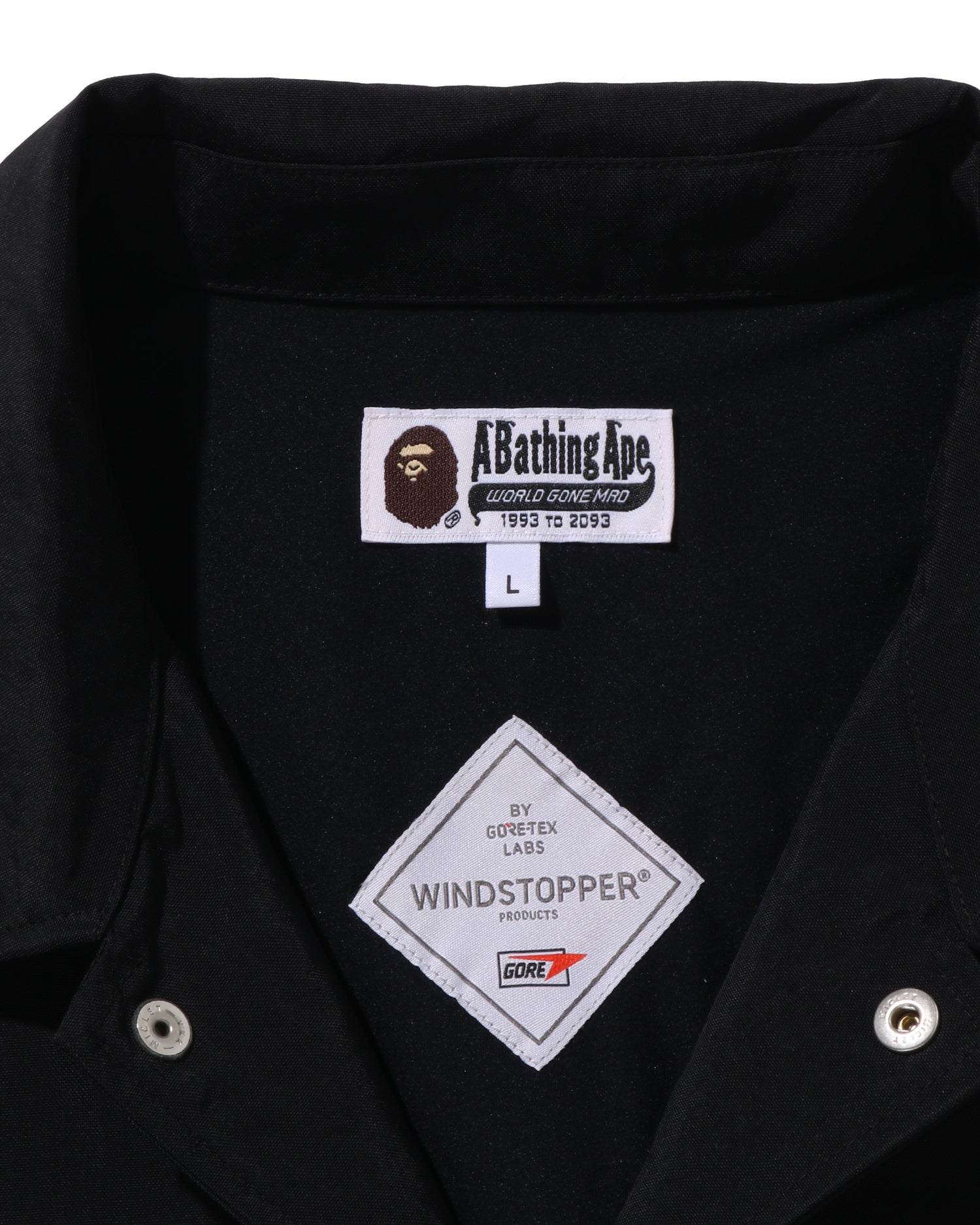 A BATHING APE® Gore-Tex Wind Stopper College Coach Jacket | Bape
