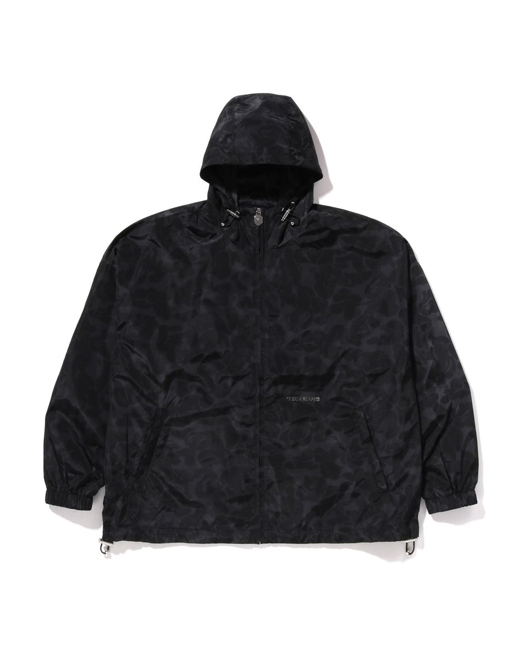 A BATHING APE® Solid Color Nylon Hooded Jacket | Bape official 