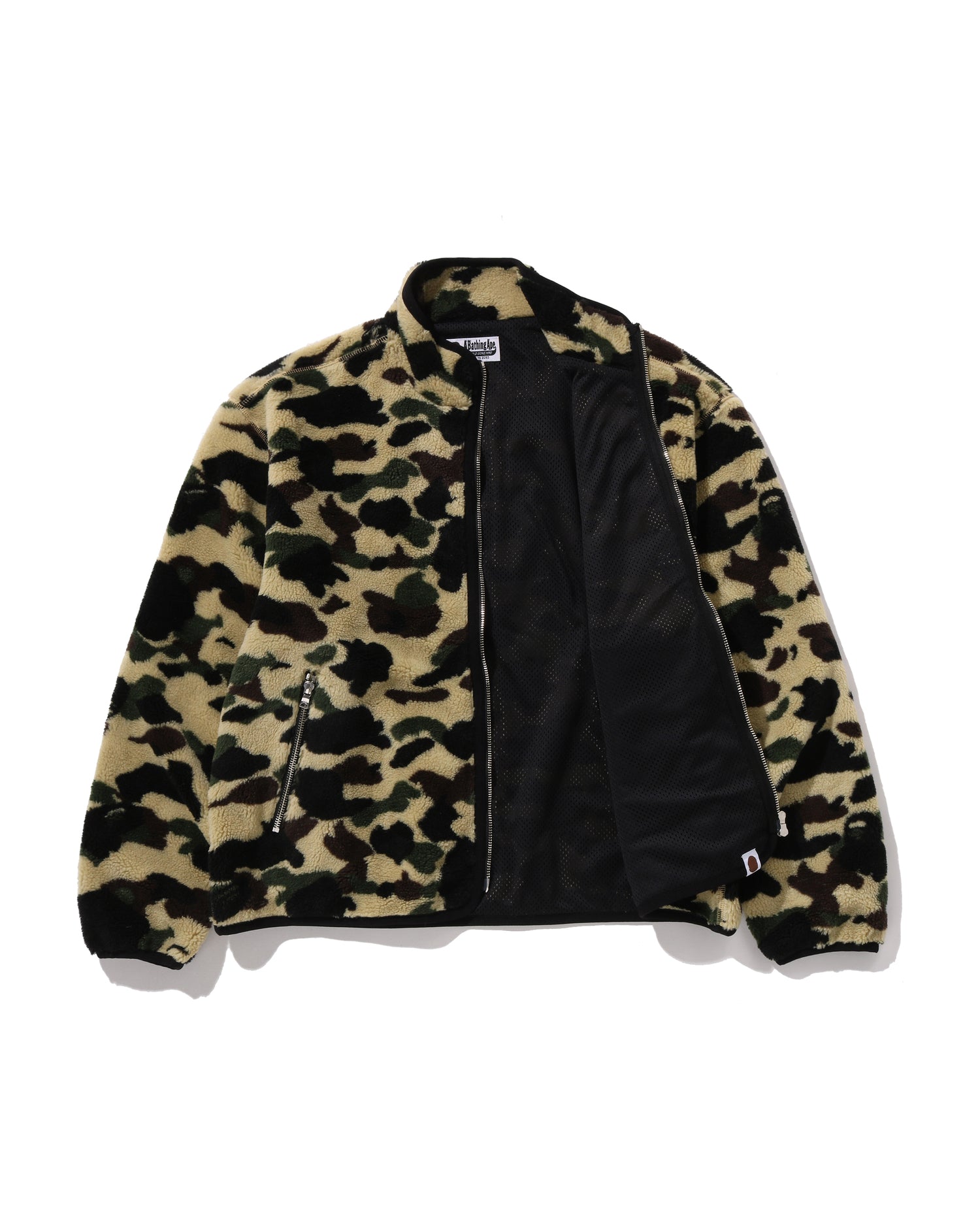 A BATHING APE® 1st Camo Fleece Jacket | Bape official