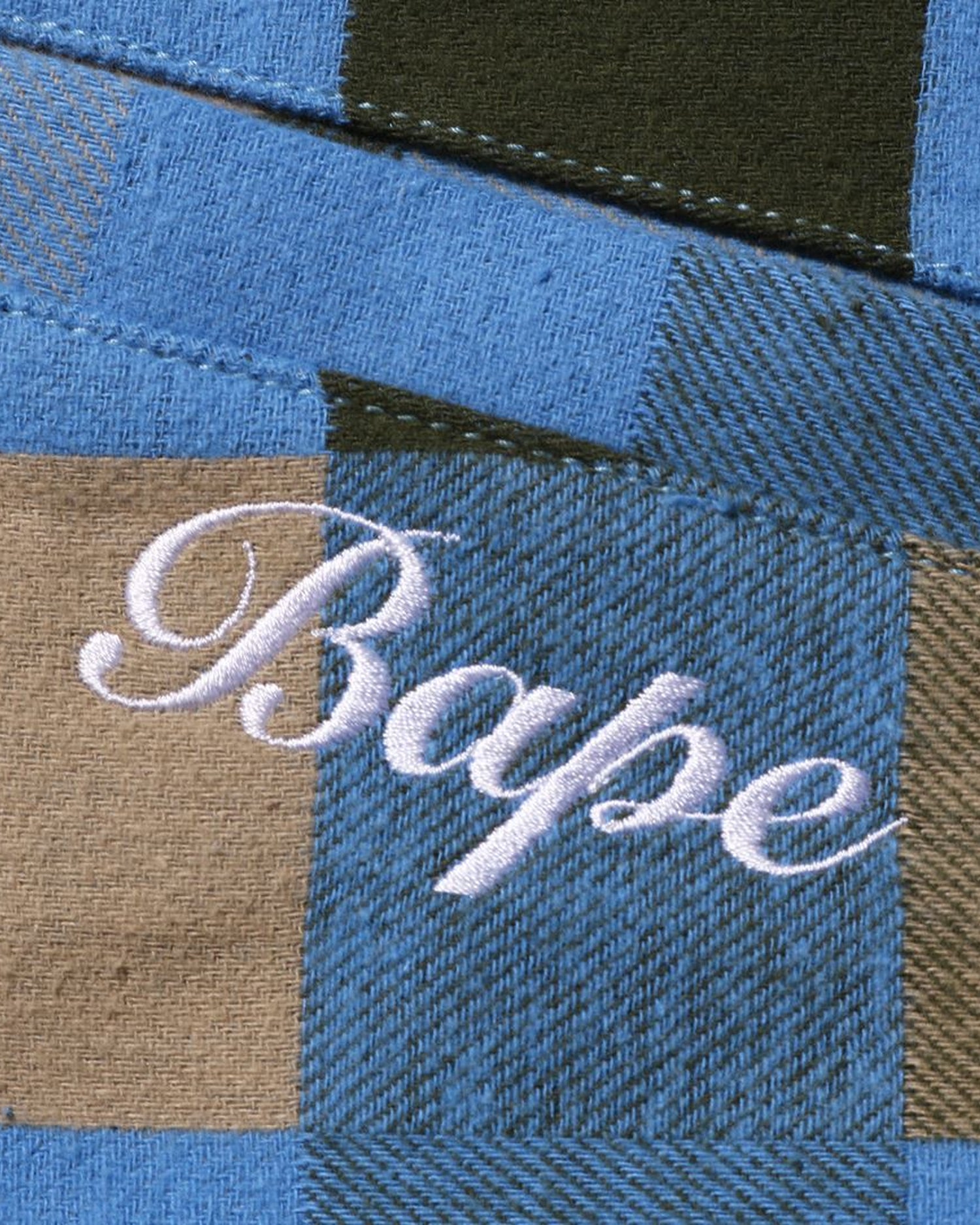 A BATHING APE® BAPE Patched Block Check Zip Jacket | Bape A BATHING APE® BAPE Patched Block Check Zip Jacket | Bape
